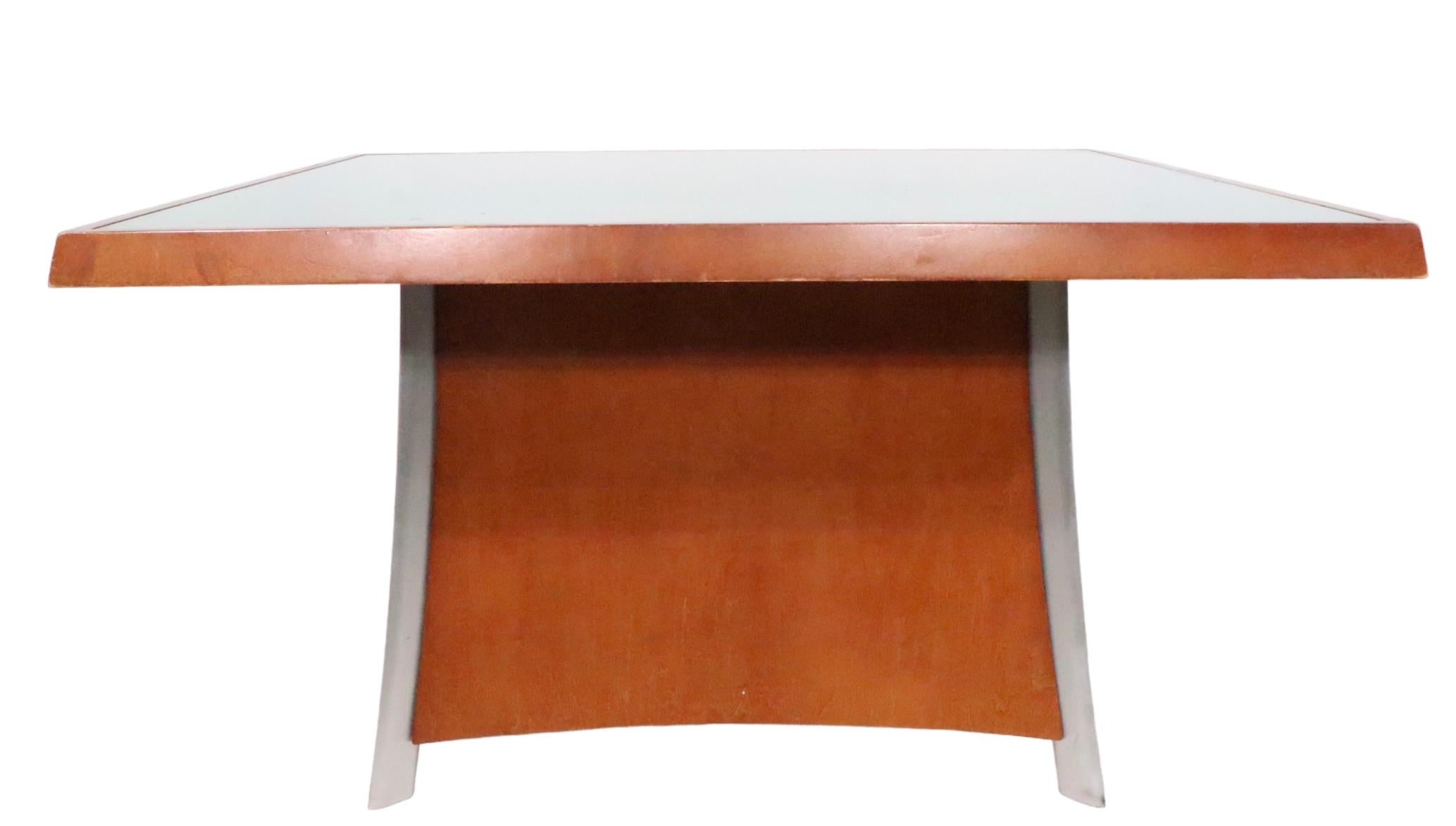 Post Modern Side End Table by Brayton International c 1990's  For Sale 7