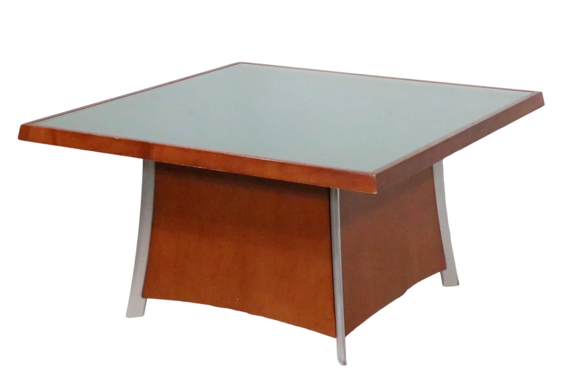 Post Modern Side End Table by Brayton International c 1990's  For Sale 1