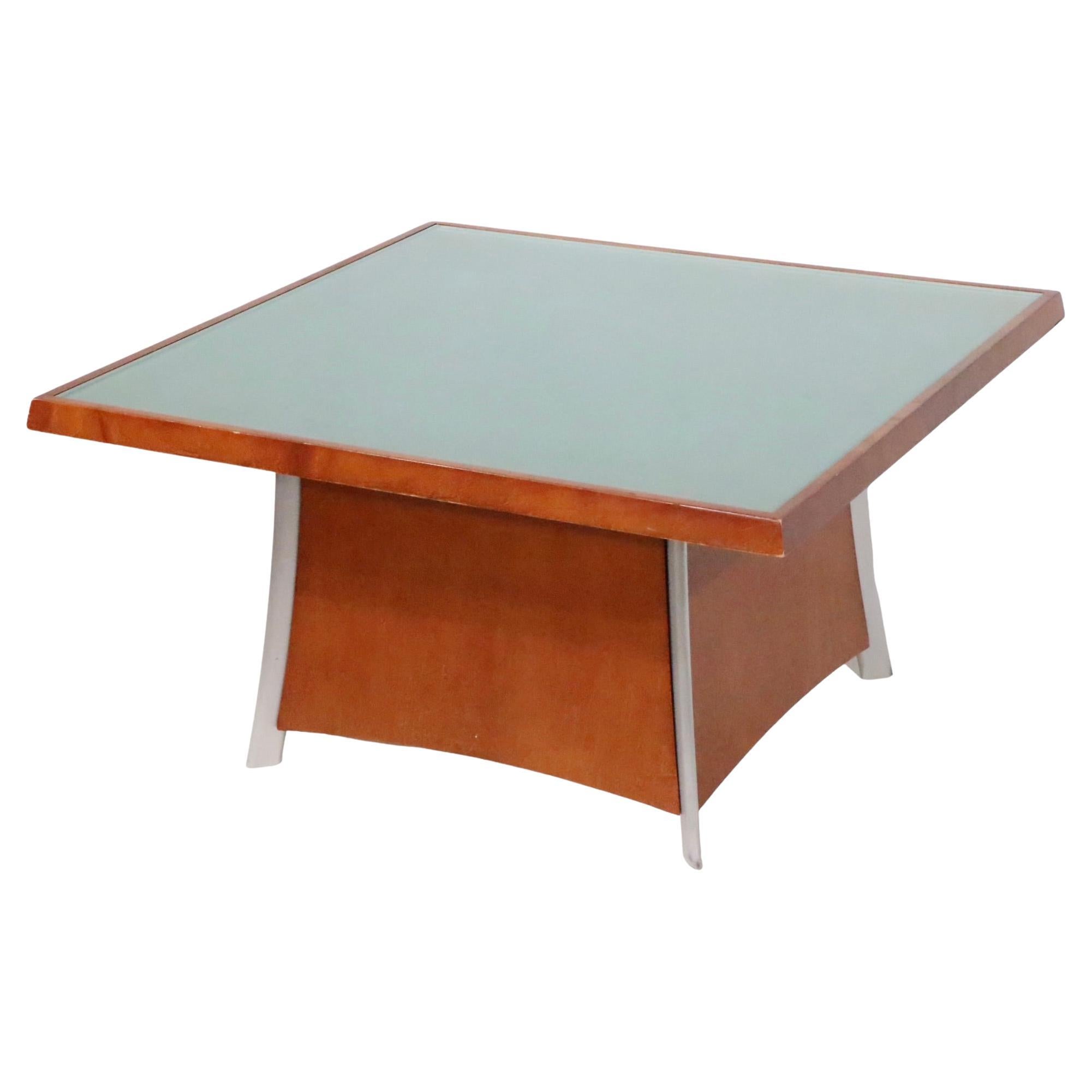 Post Modern Side End Table by Brayton International c 1990's  For Sale