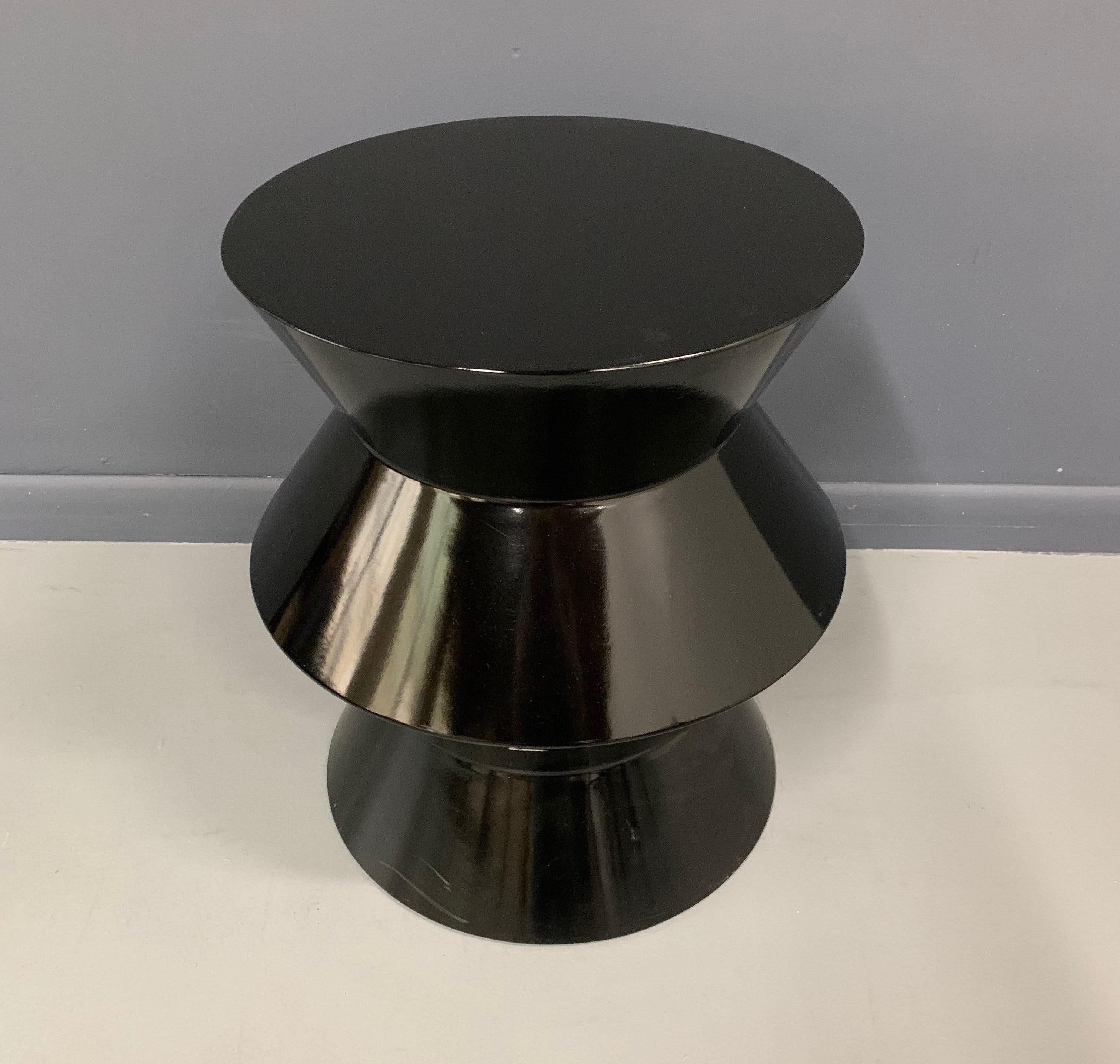 European Postmodern Side Table in the Style of Sottsass