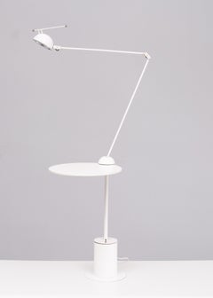 Post Modern Side table with Lamp by Edward Geluk for Arco, 1980s