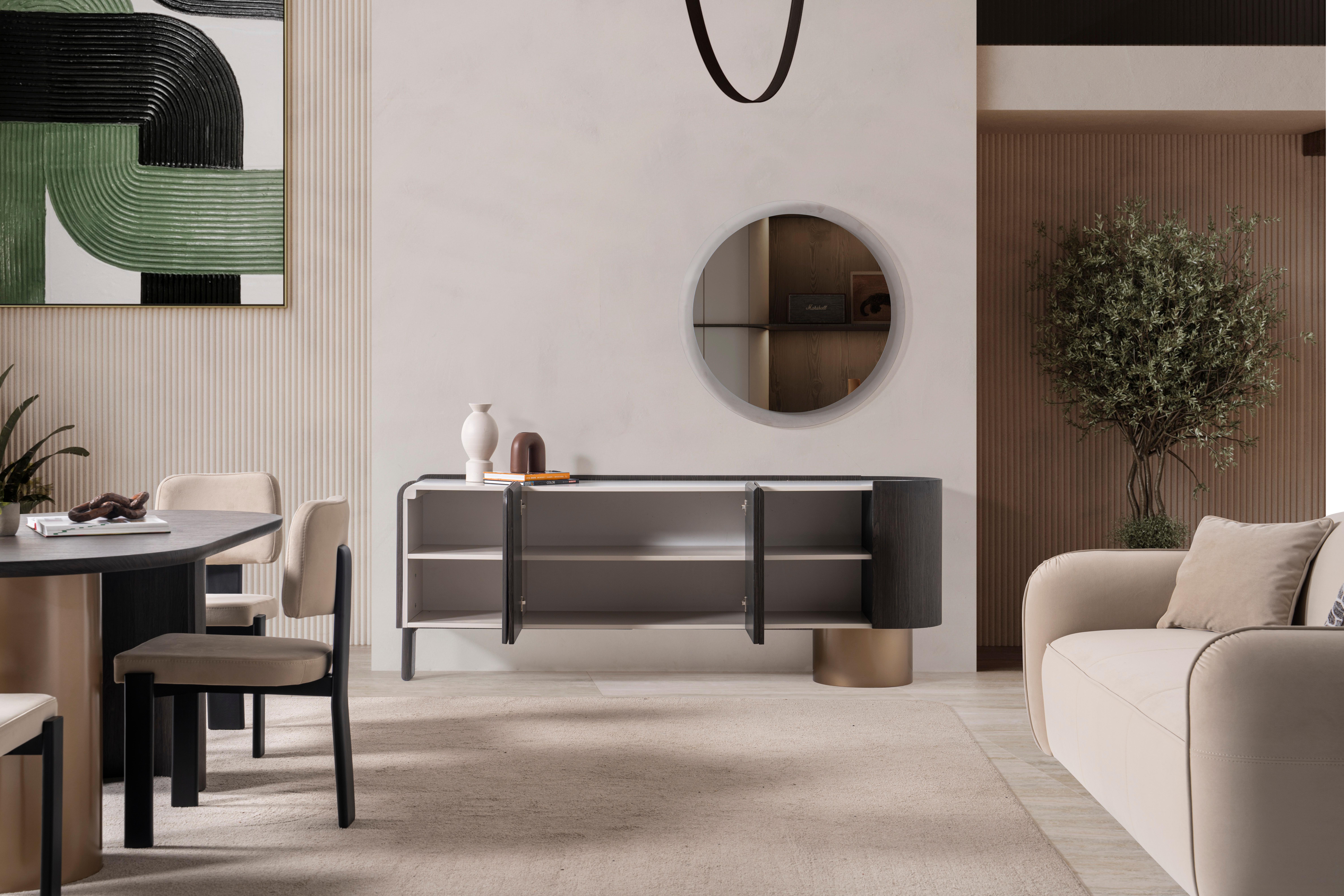 Post Modern Sideboard - Oval Sideboard In New Condition For Sale In İnegöl, TR