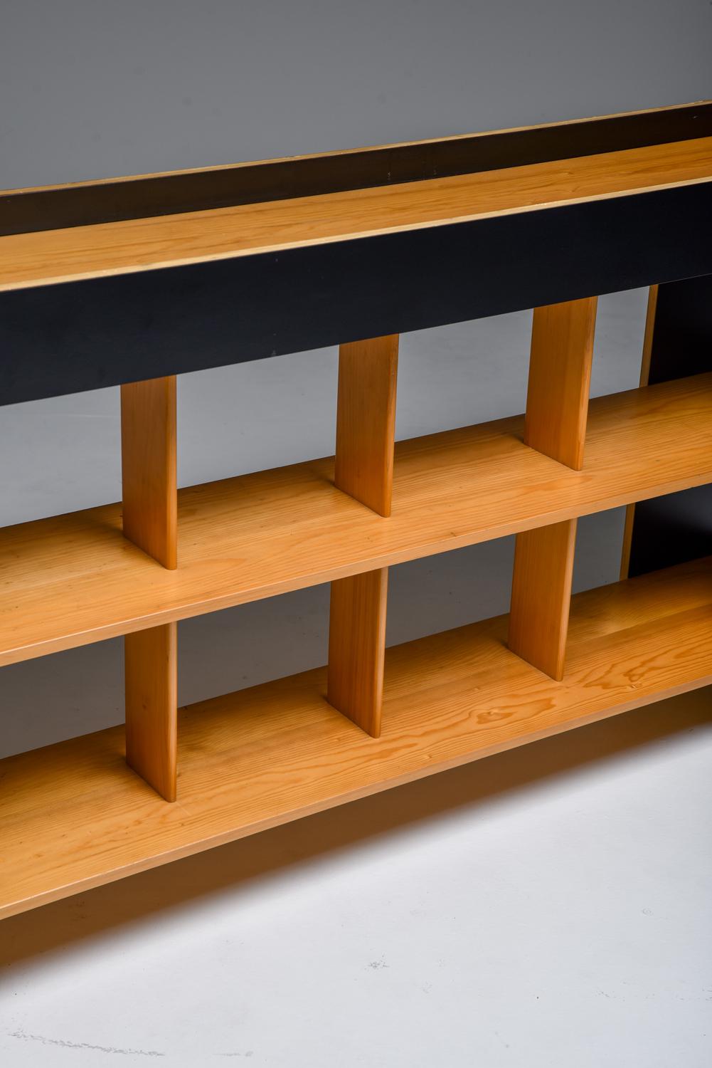 Formica Post-Modern Sideboard with Shelves by Pamio and Toso