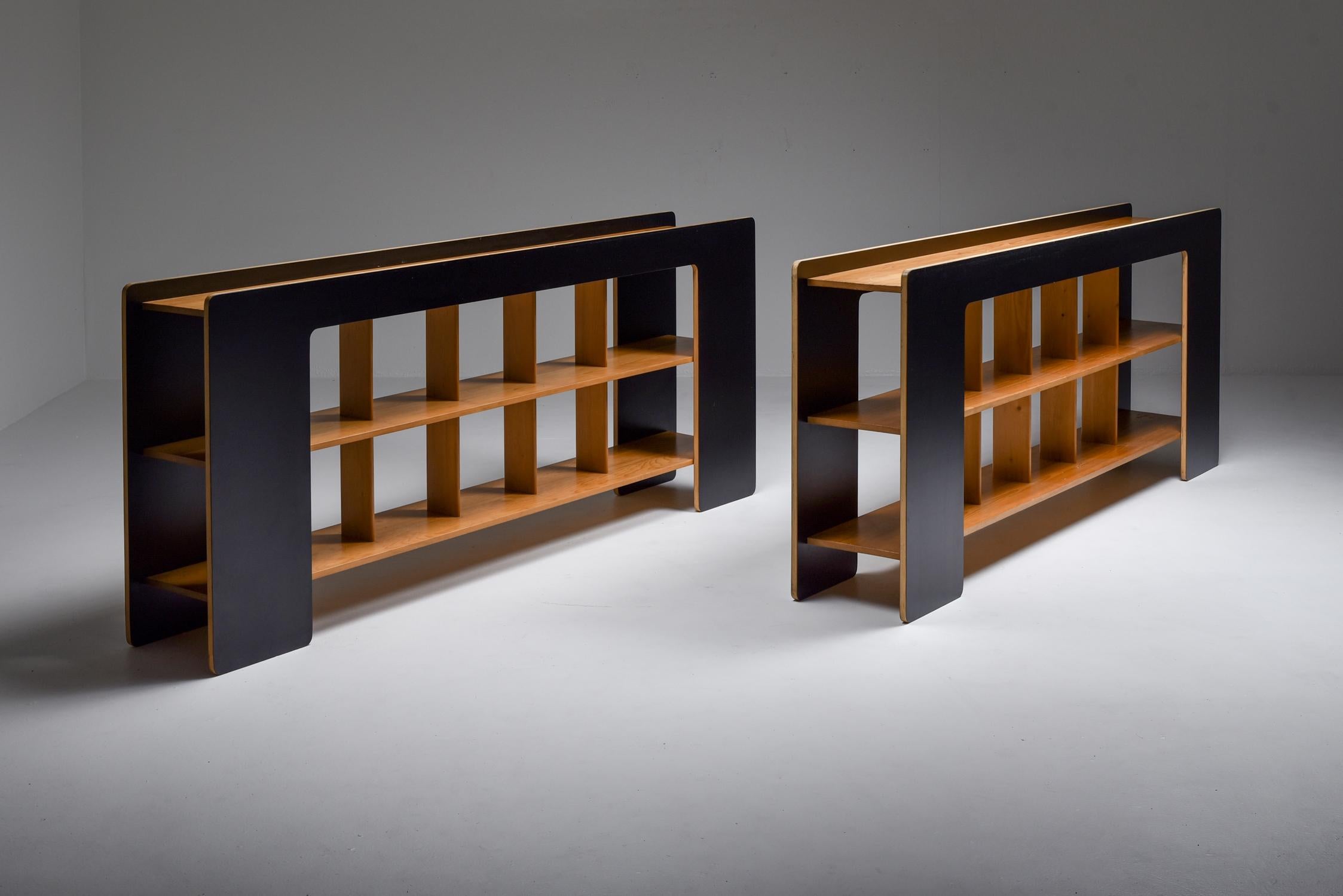 Post-Modern Sideboard with Shelves by Pamio and Toso 2