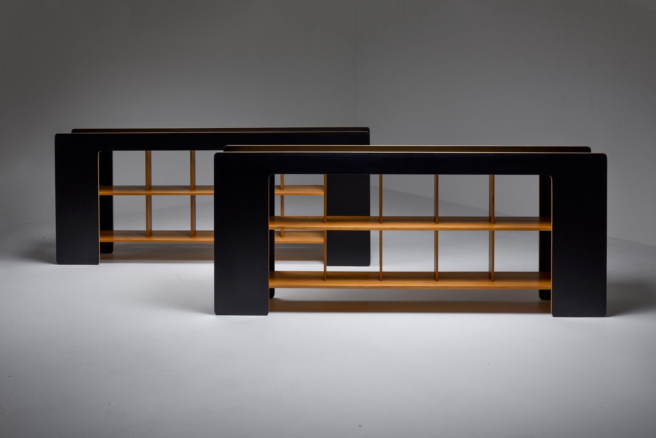 Post-Modern Sideboard with Shelves by Pamio and Toso 3
