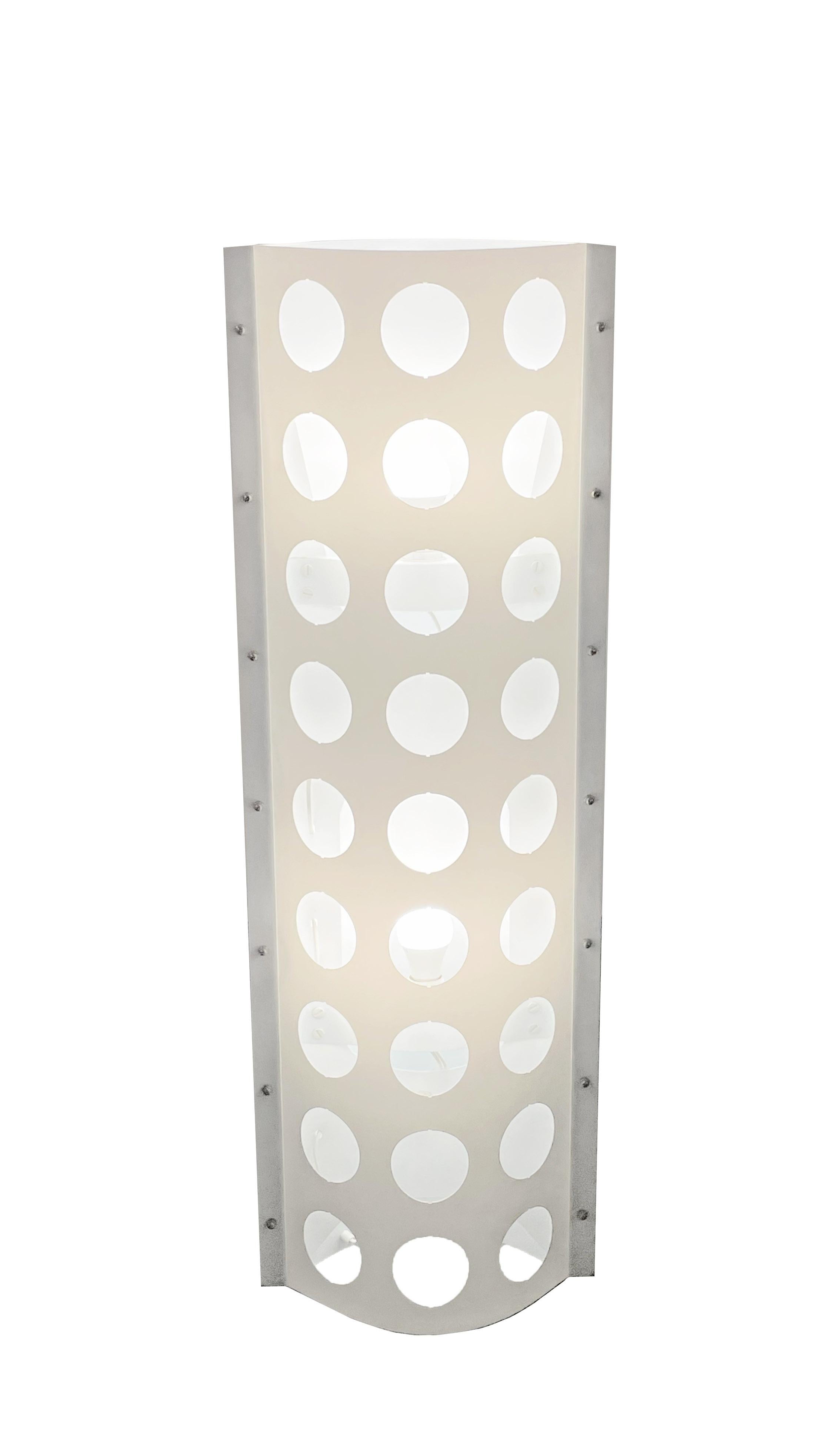 Post-Modern Slamp Shibu White Plastic Numbered Floor Lamp, Italy, 2001 For Sale 6