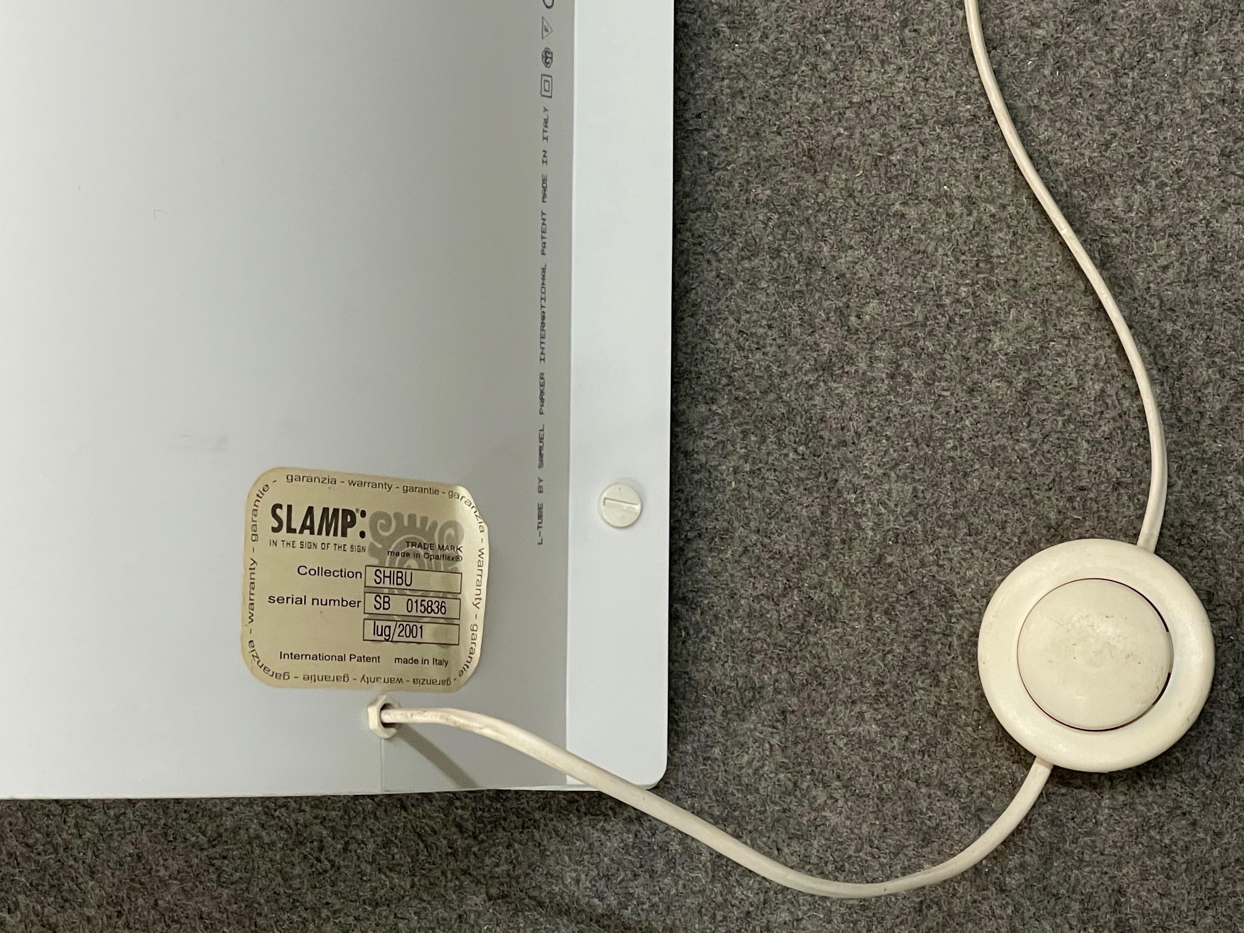Post-Modern Slamp Shibu White Plastic Numbered Floor Lamp, Italy, 2001 For Sale 10