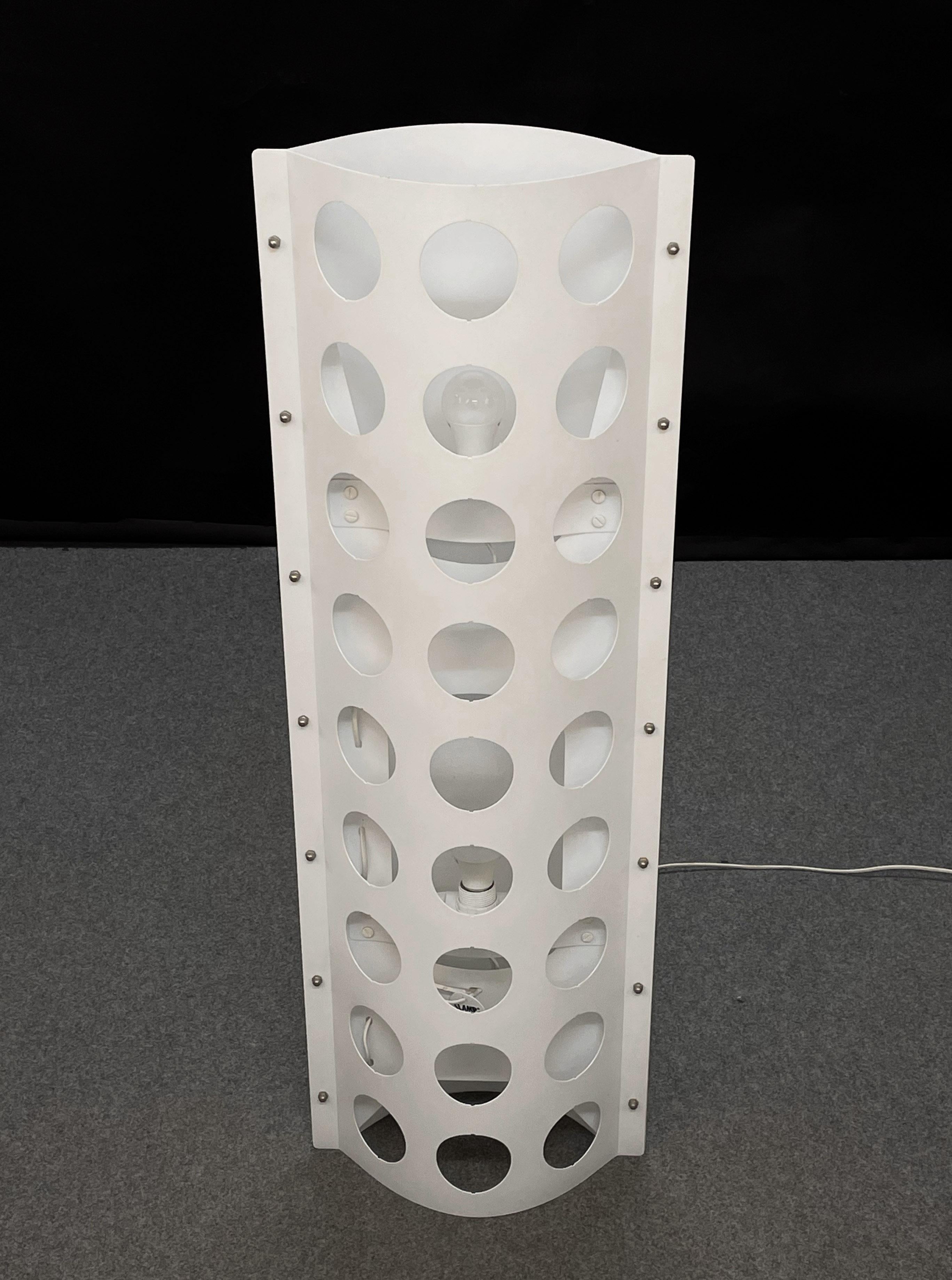 Post-Modern Slamp Shibu White Plastic Numbered Floor Lamp, Italy, 2001 For Sale 1
