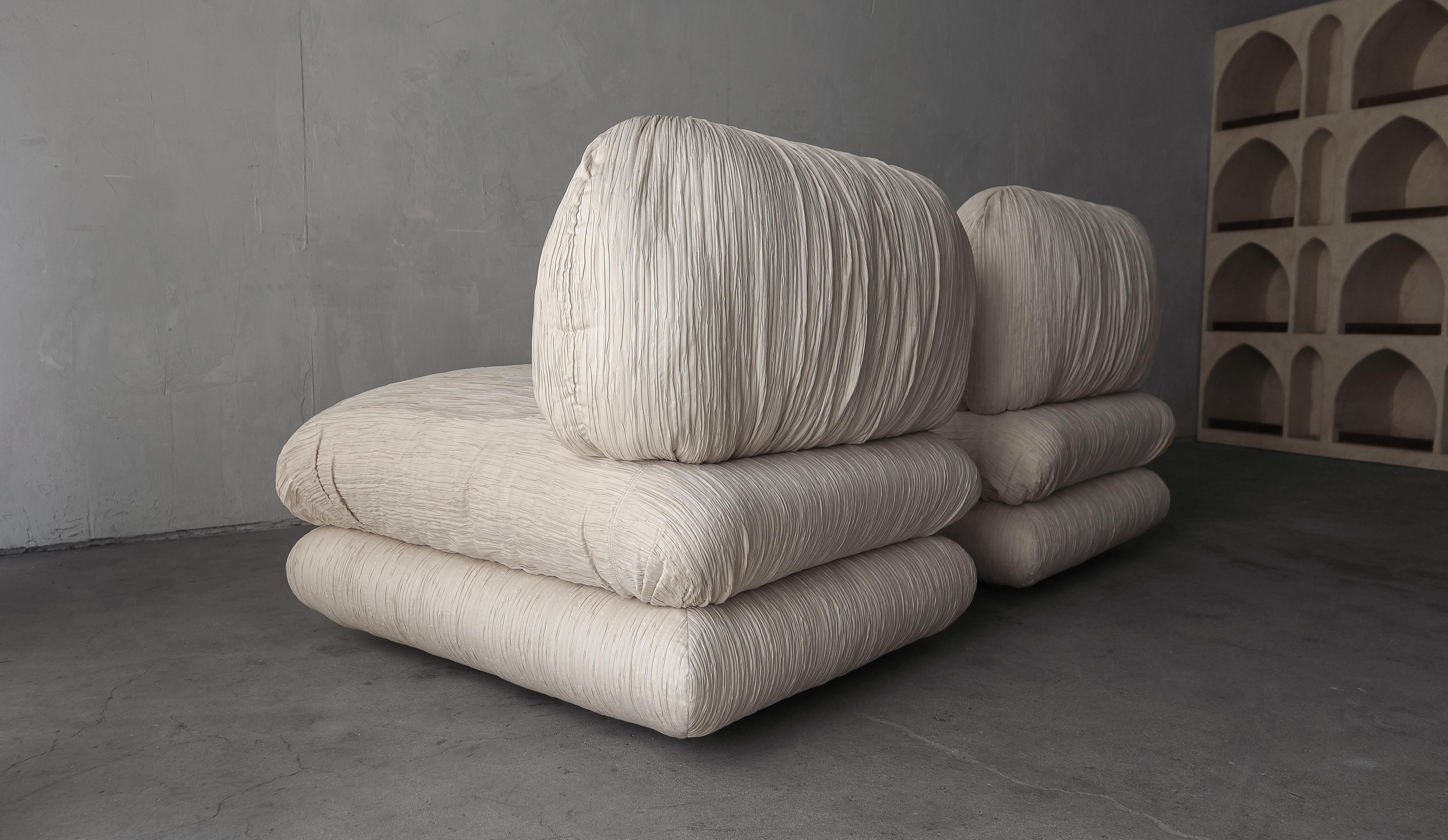Post-Modern Post Modern Slipper Chairs by Steve Chase for Weiman