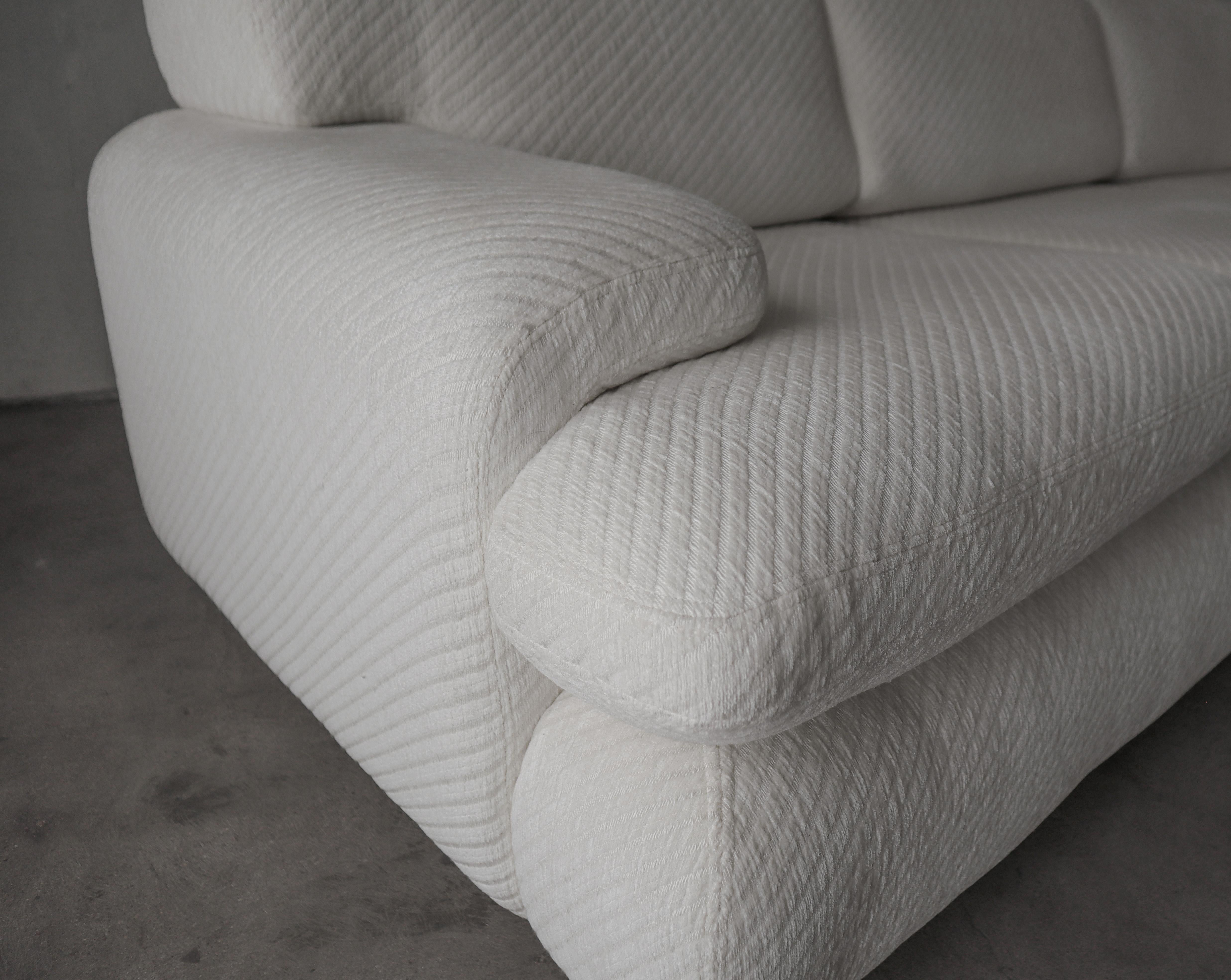 Fabric Post Modern Sofa by Preview For Sale