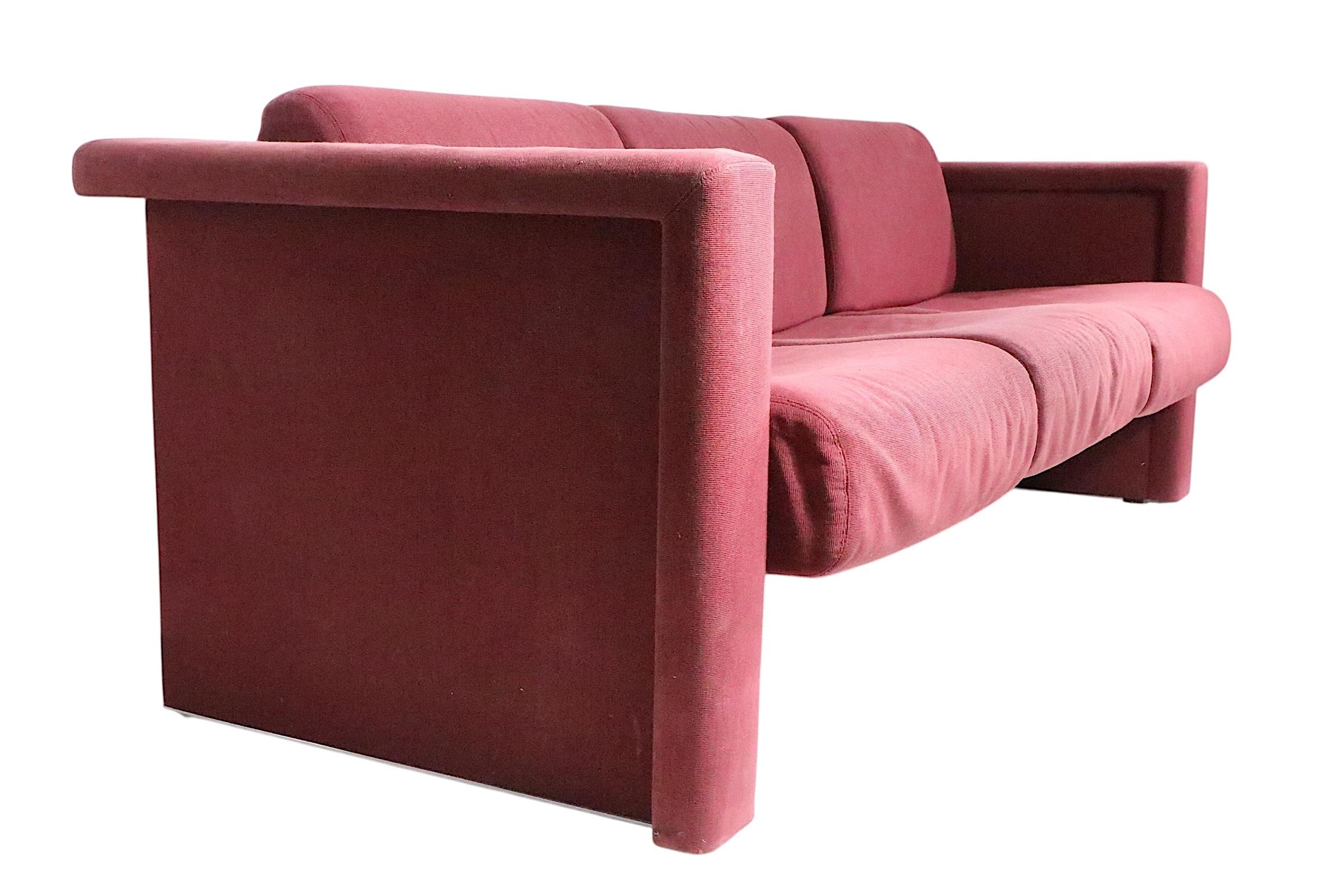 Post Modern Sofa von Robert und Trix Haussmann für Knoll  1980's im Angebot 7