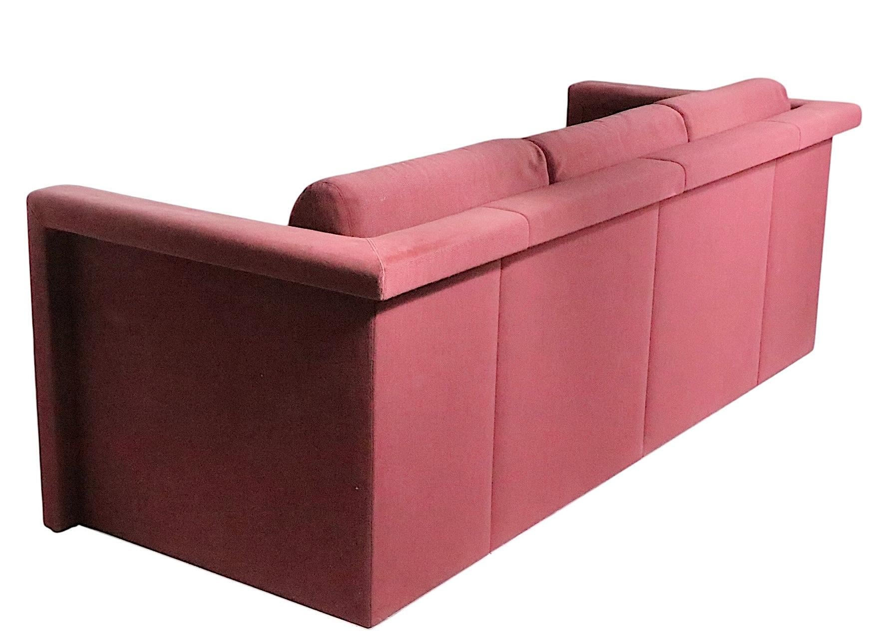 Post Modern Sofa von Robert und Trix Haussmann für Knoll  1980's im Angebot 1