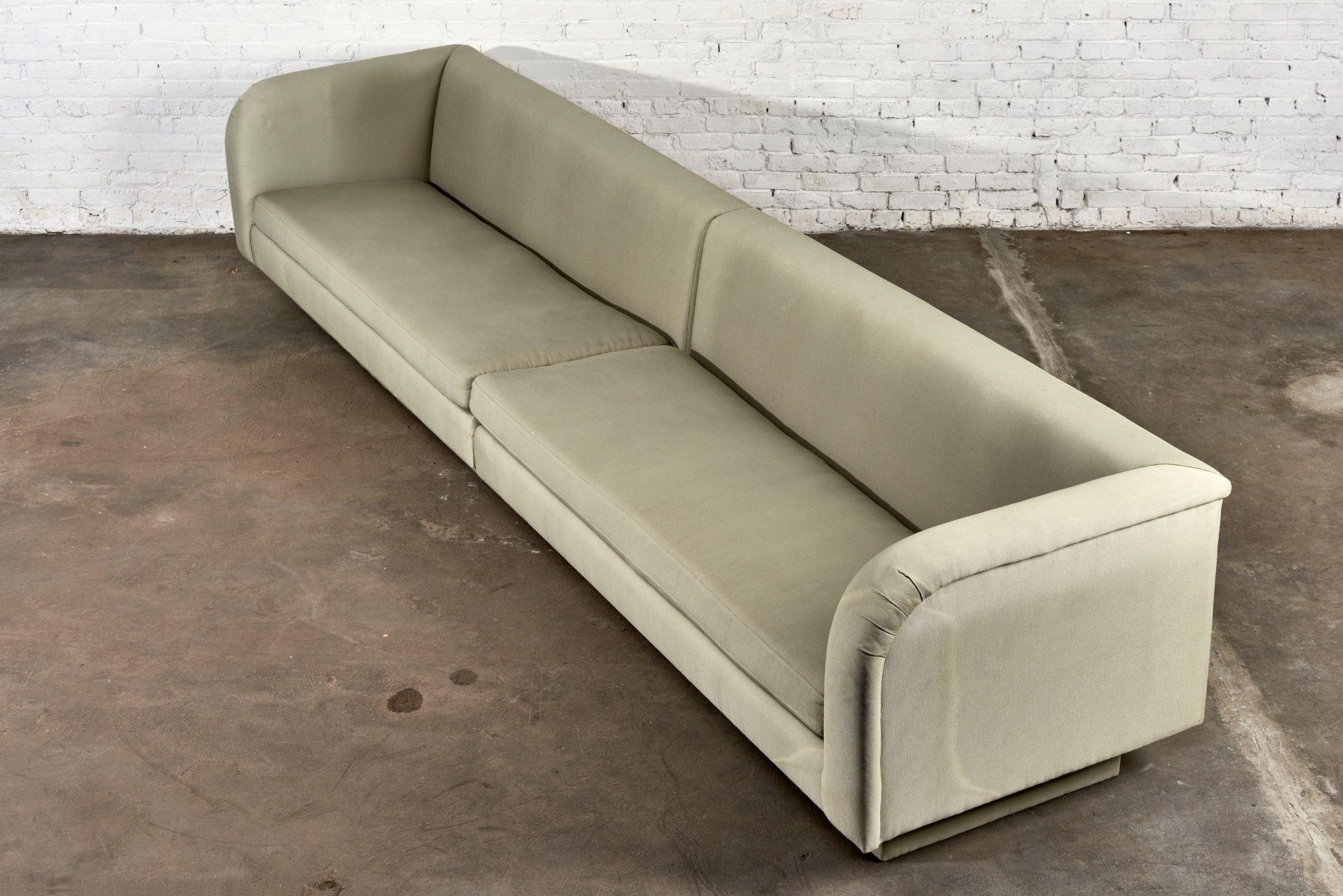 Post-Modern Post Modern Sofa with Plinth Base, 1980