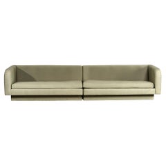 Post Modern Sofa with Plinth Base, 1980