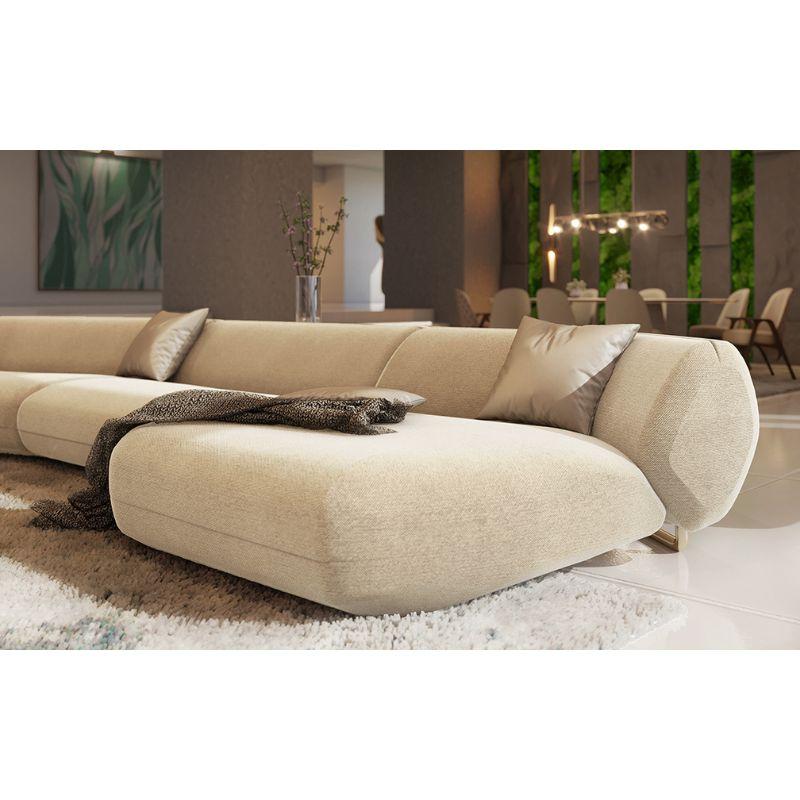 Contemporary Post-Modern Soft Upholstered Elo Modular Sofa Sofa by Draga & Aurel For Sale