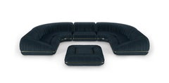 Post-Modern Soft Upholstered Xenon U-Shape Lounge Sofa by Draga & Aurel