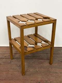 Porte-verre à vin post-moderne en Oak Oak massif