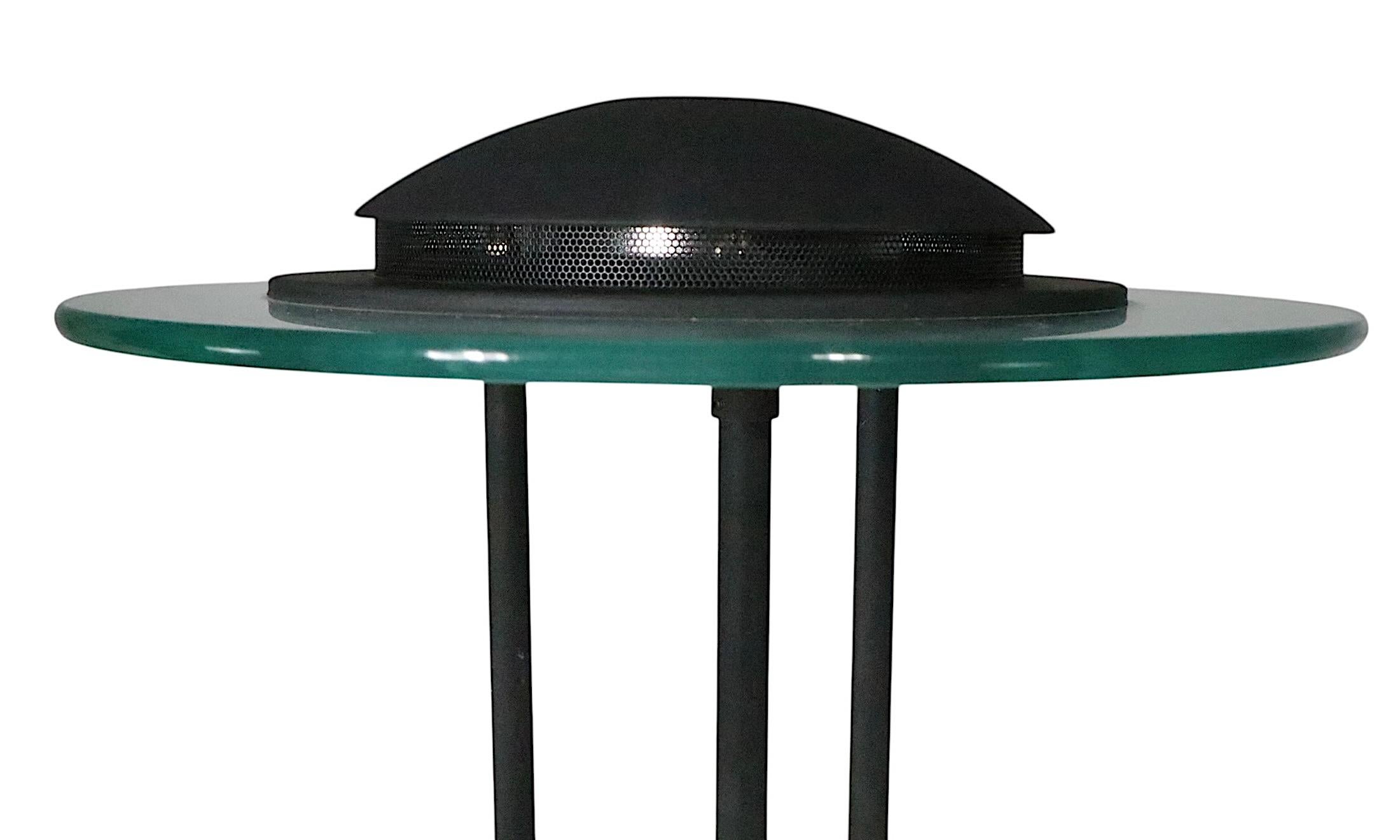 Post Modern Sonneman for Boxland Holland Saucer Floor Lamp c. 1980's For Sale 3
