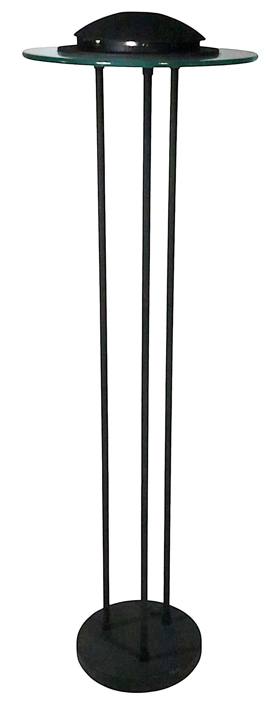 Post Modern Sonneman for Boxland Holland Saucer Floor Lamp c. 1980's For Sale 5