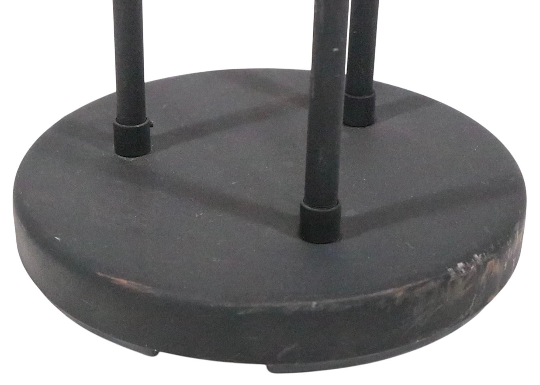 20th Century Post Modern Sonneman for Boxland Holland Saucer Floor Lamp c. 1980's For Sale