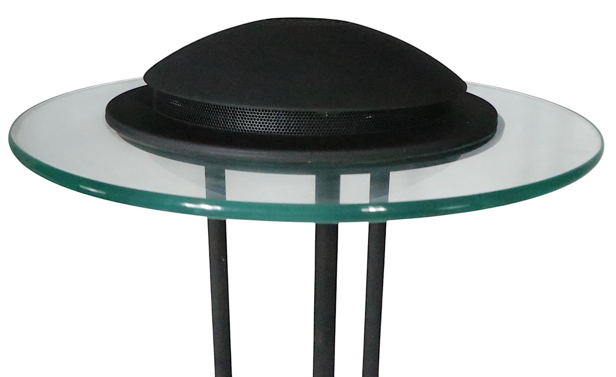 Post Modern Sonneman for Boxland Holland Saucer Floor Lamp c. 1980's For Sale 2