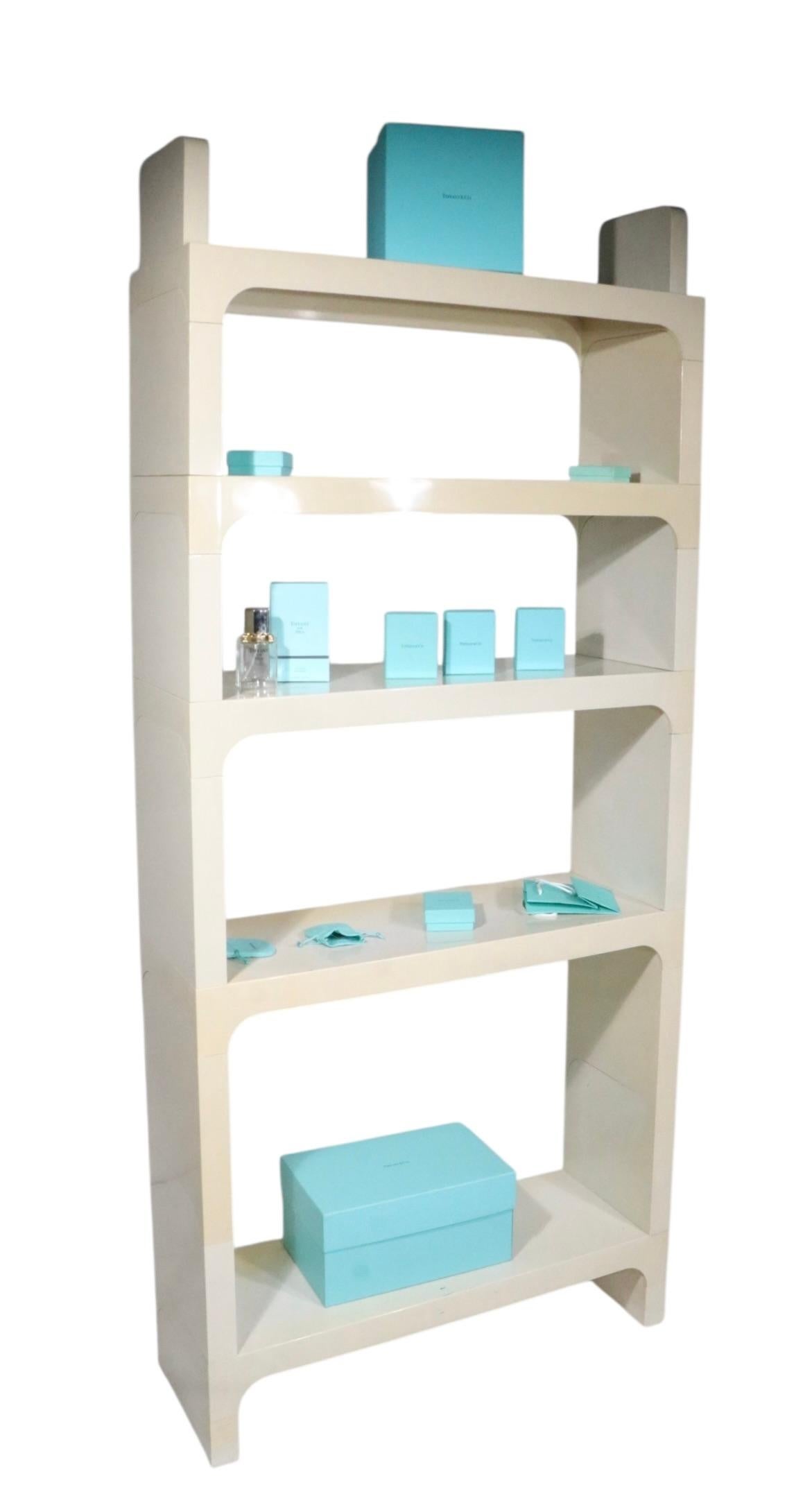 Post Modern Space Age Plastic Shelves by Olaf Von Bohr for Kartell c. 1970's in vendita 9