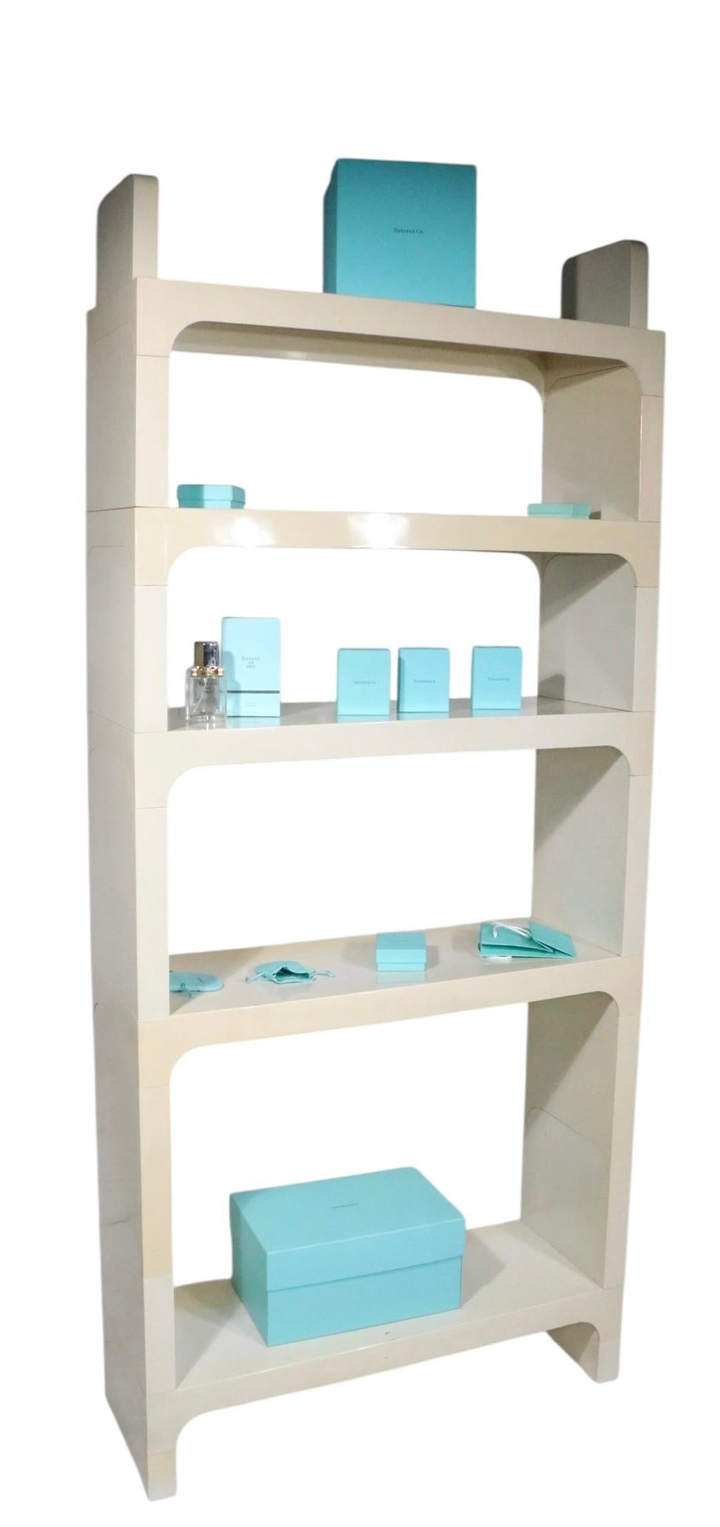 Post Modern Space Age Plastic Shelves by Olaf Von Bohr for Kartell c. 1970's in vendita 10