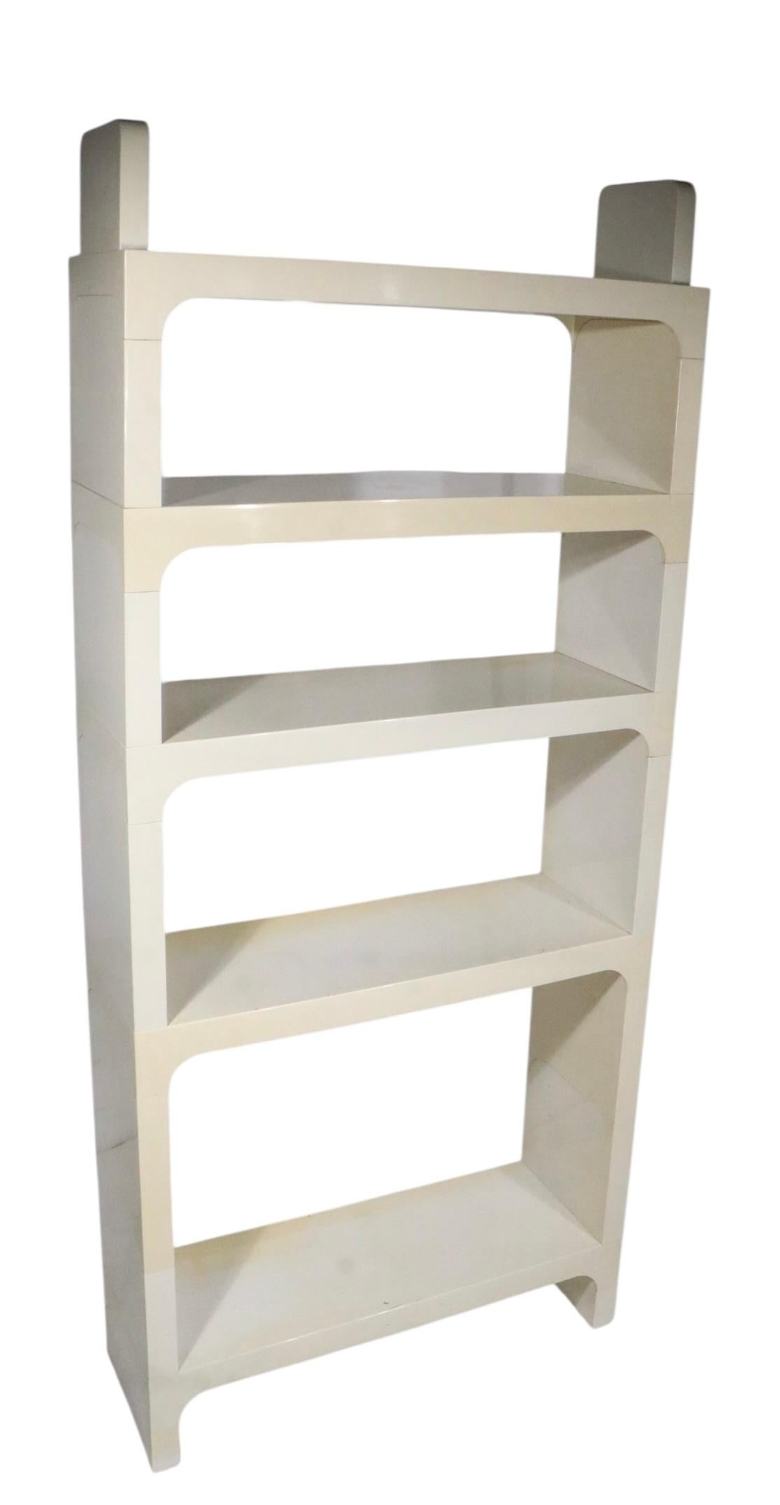 Post Modern Space Age Plastic Shelves by Olaf Von Bohr for Kartell c. 1970's in vendita 2