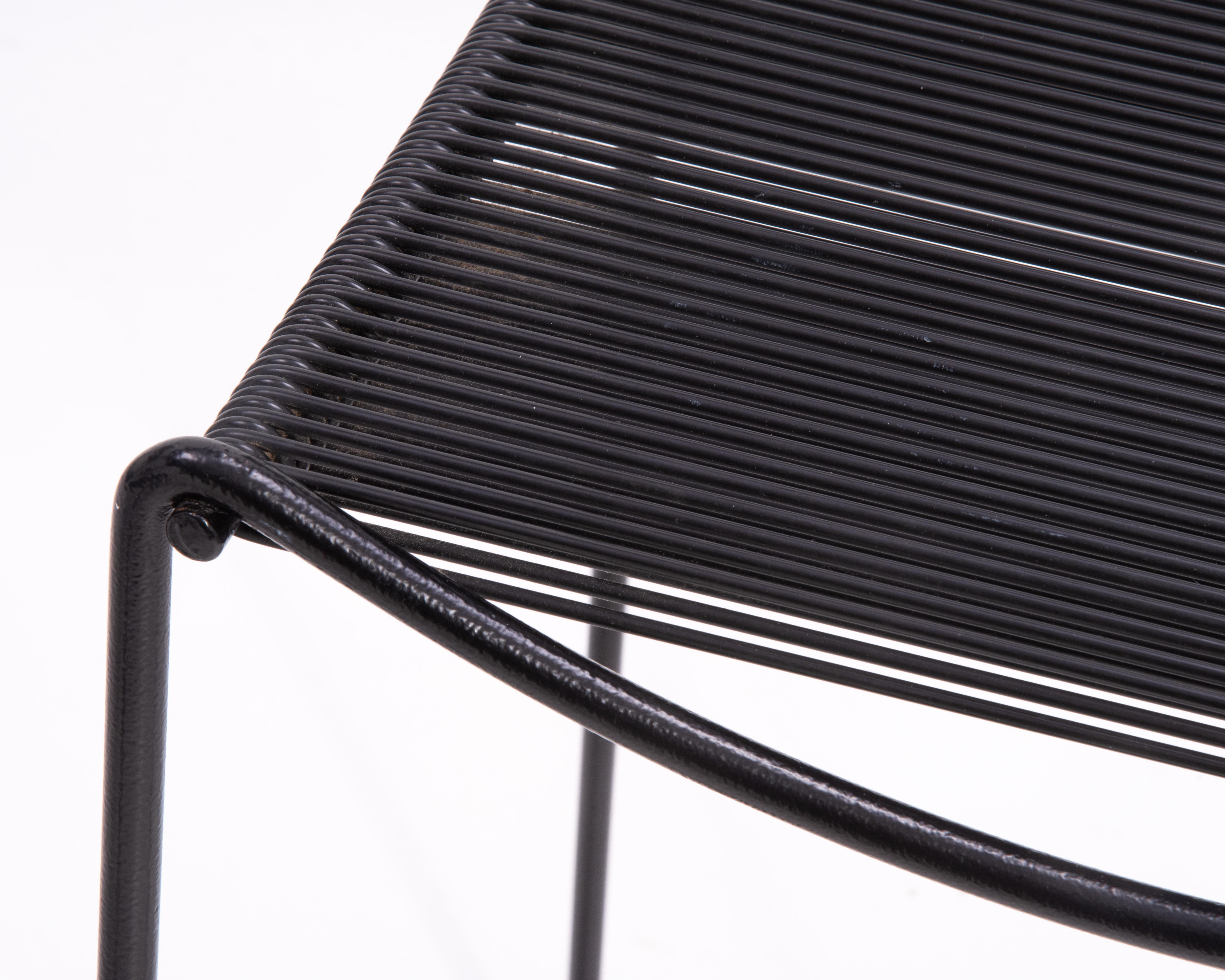 Post Modern Spaghetti Bar Stool Giandomenico Belotti Alias Fly Line 1980s For Sale 5