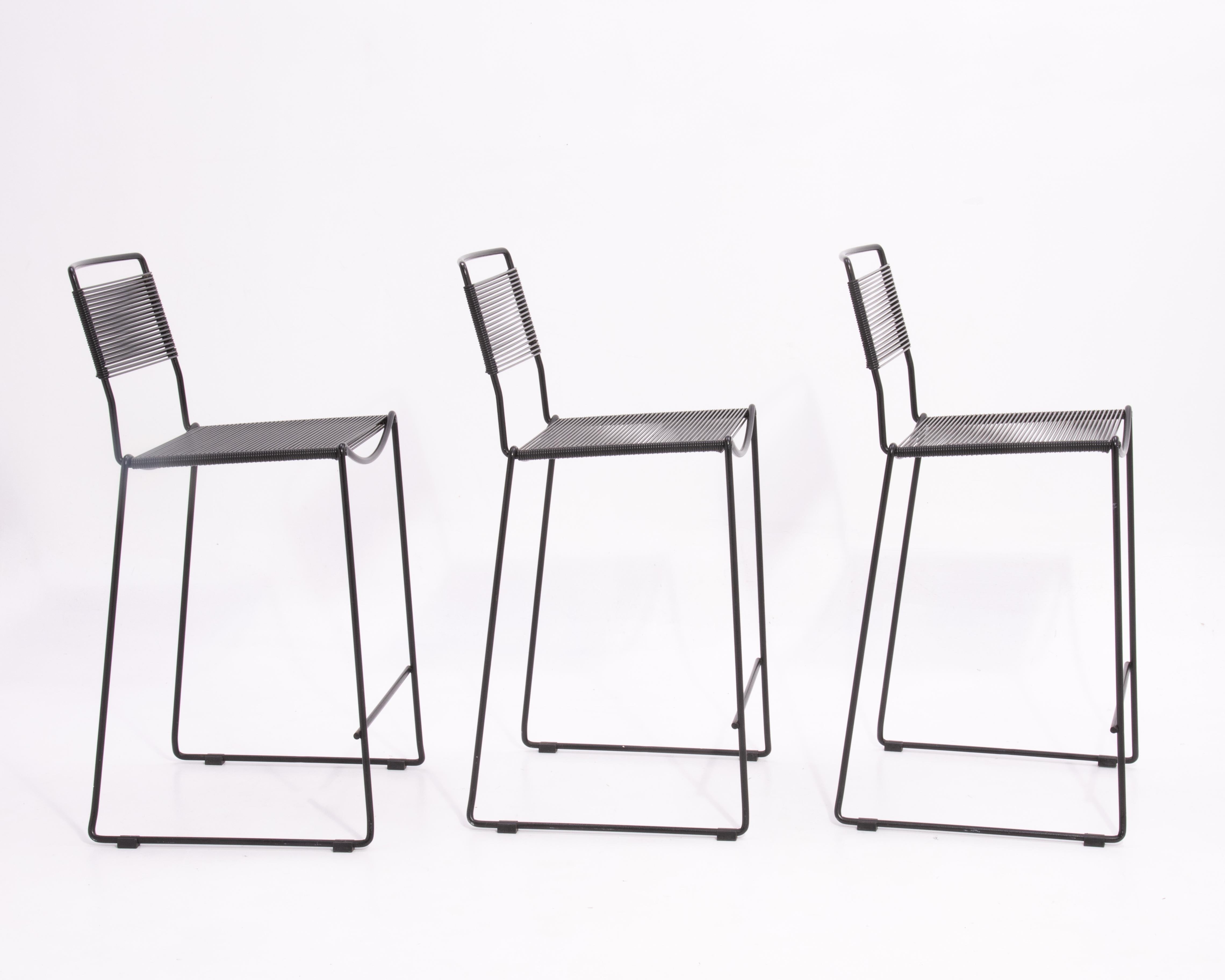 Post-Modern Post Modern Spaghetti Bar Stool Giandomenico Belotti Alias Fly Line 1980s For Sale