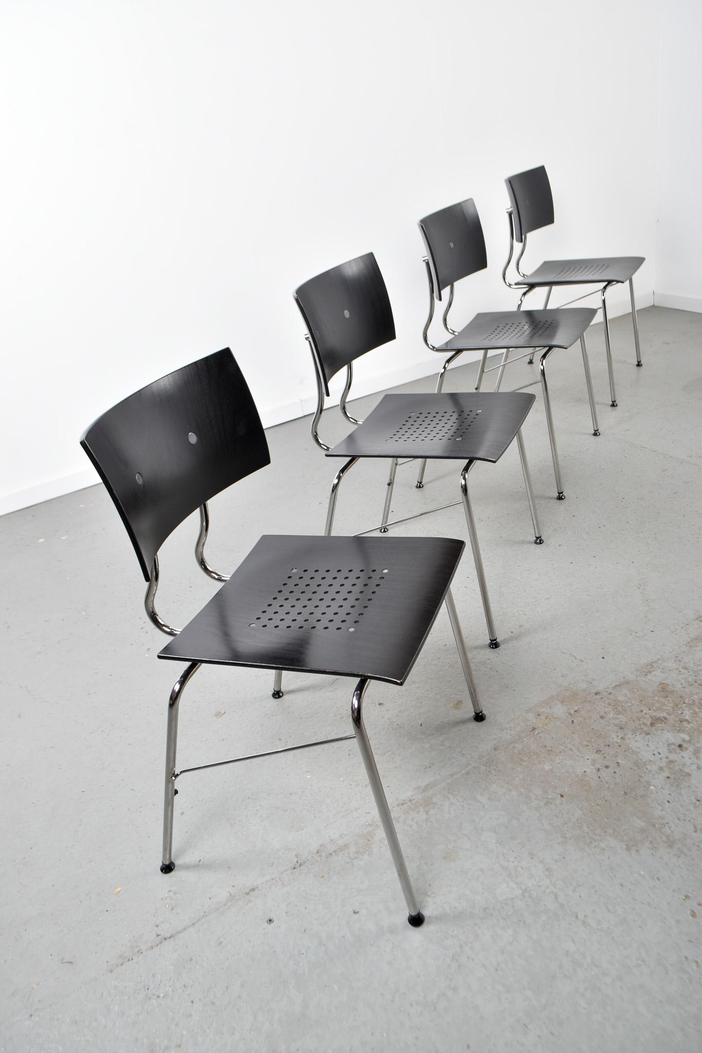 Late 20th Century Sparta chairs by Christoph Hindermann Dietiker Switzerland