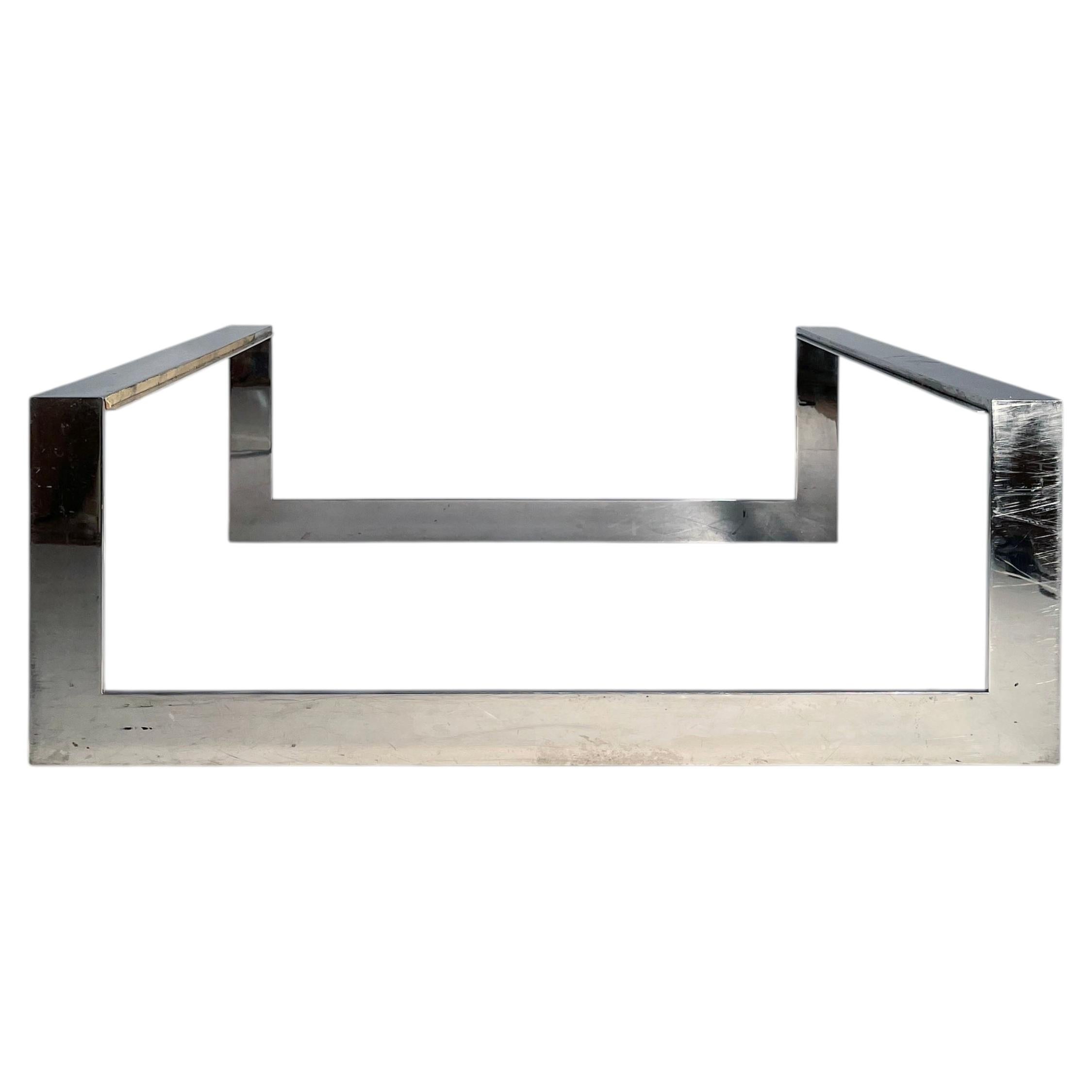 Mesa baja de acero Post Modern de Leon Rosen para Pace en venta