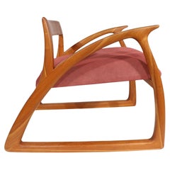 Post Modern Studio Craft Made Lounge Chair c 1960/1980's