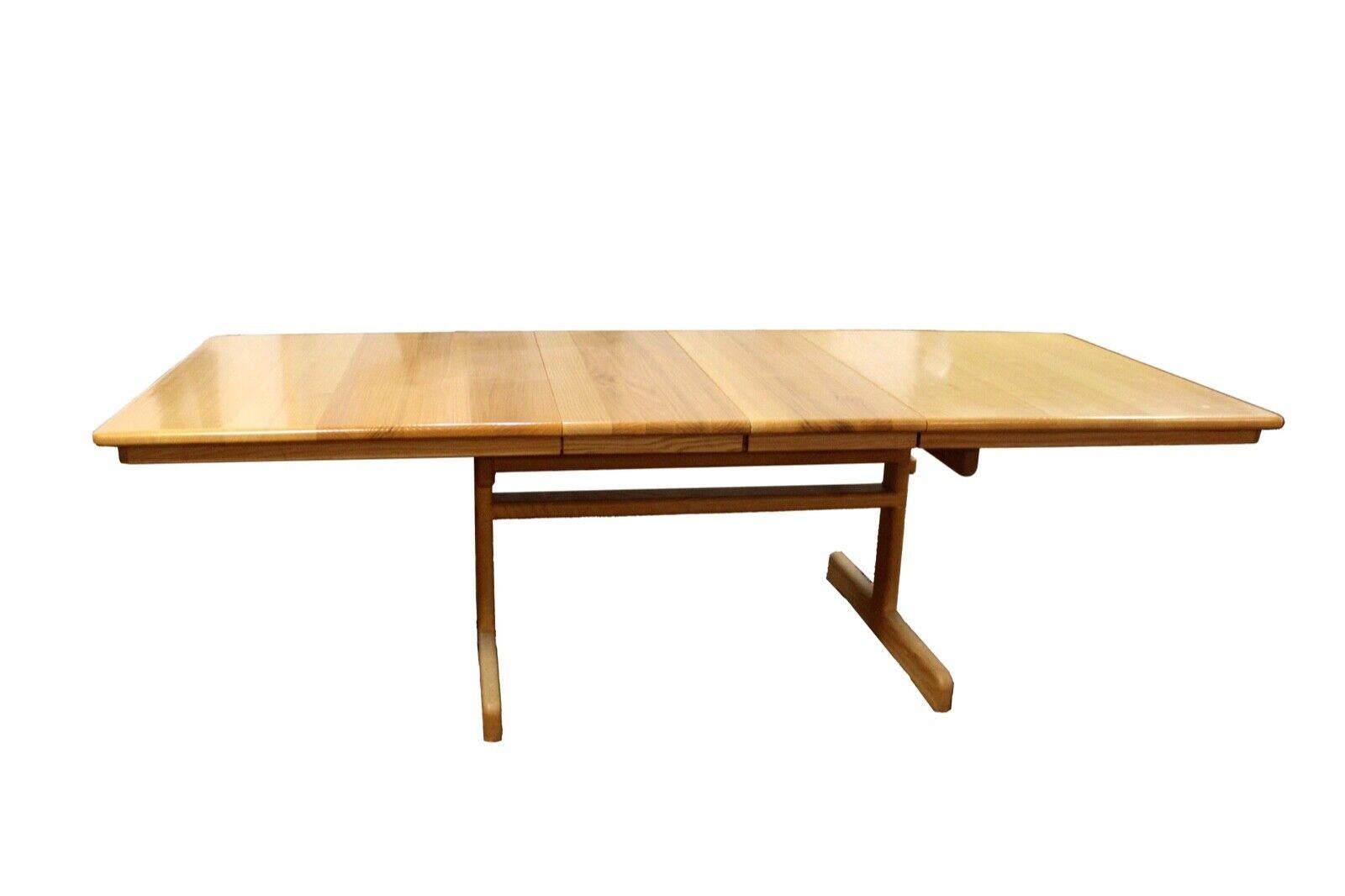 Post Modern Studio Handmade Red Oak Wood Dining Table by Jerry Mandell In Good Condition In Keego Harbor, MI