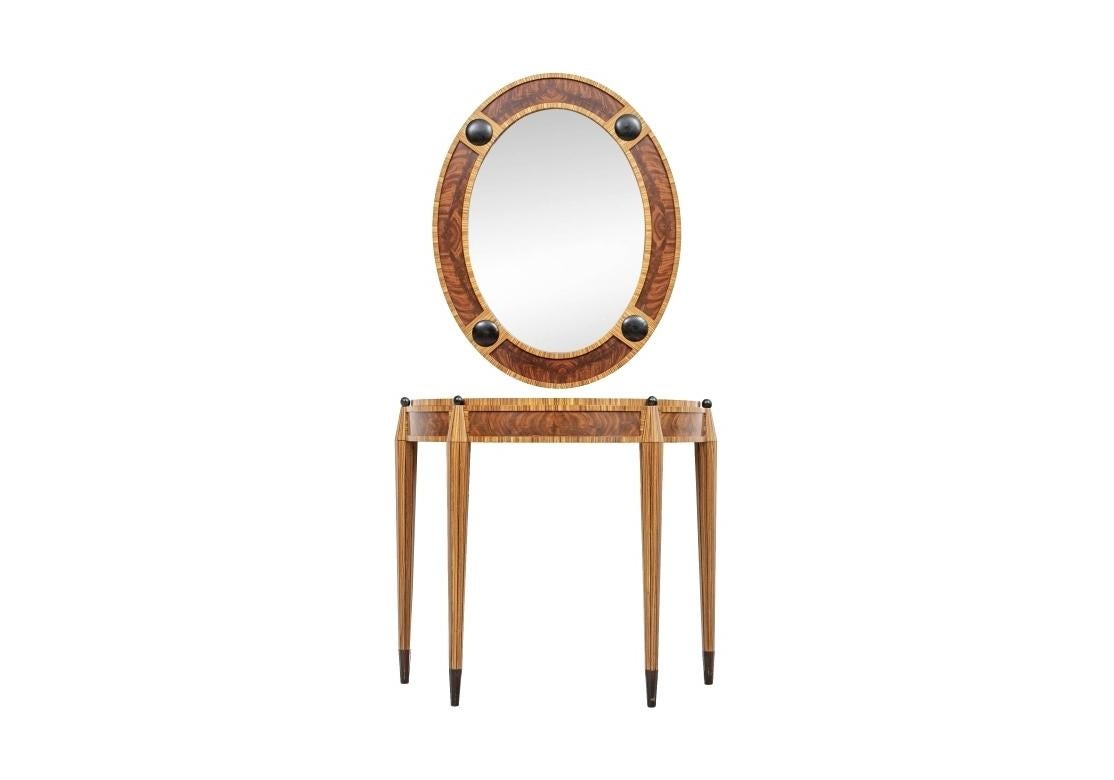 Console et miroir demi-lune de style postmoderne d'après Michael Graves en vente 7