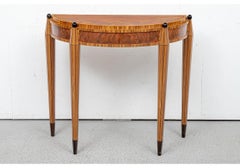 Post Modern Style Demilune Console And Mirror After Michael Graves