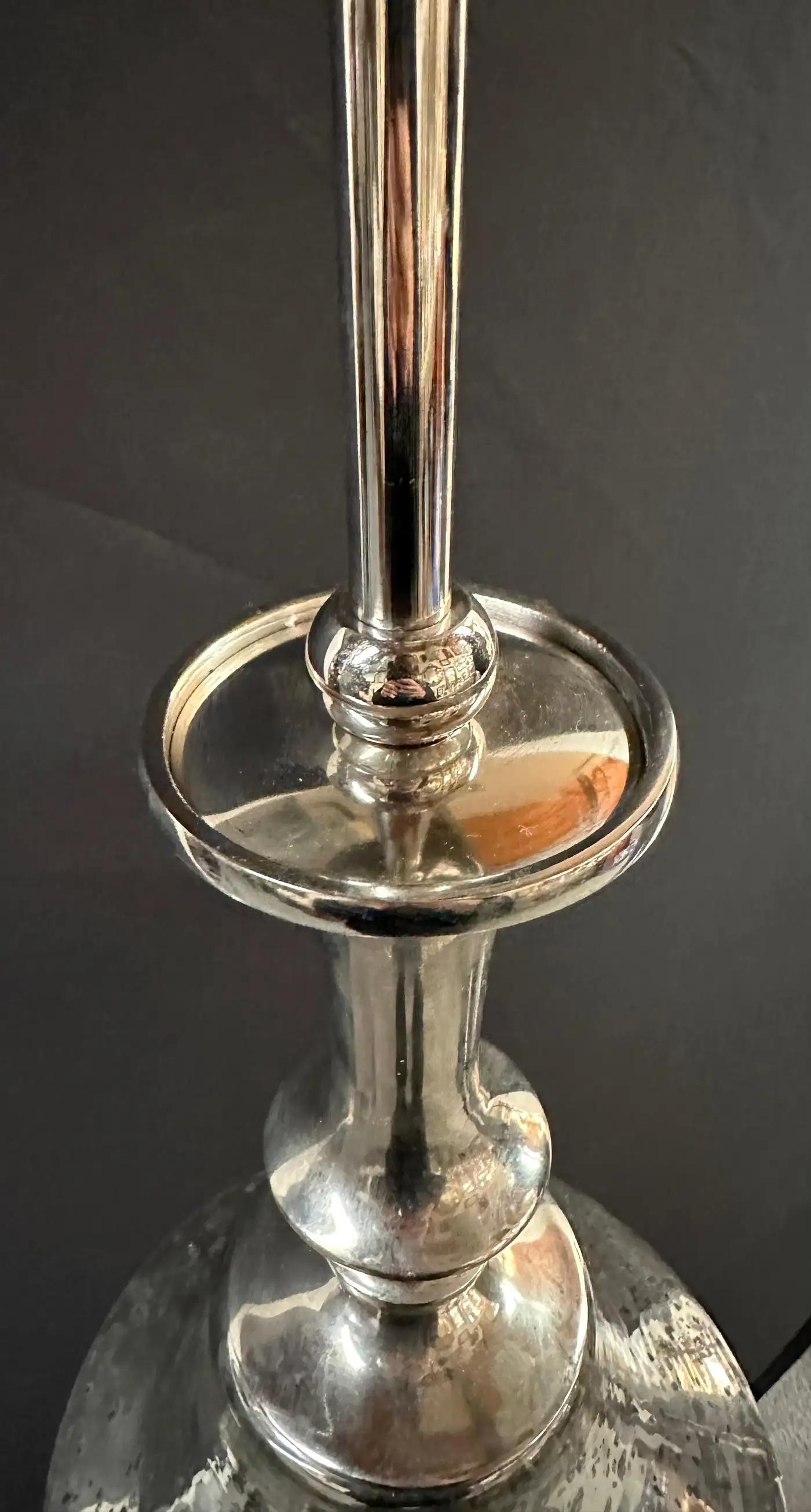 XXI secolo e contemporaneo Ciondolo a cono in stile post-moderno in argento con finitura anticata, set di 3 pezzi in vendita
