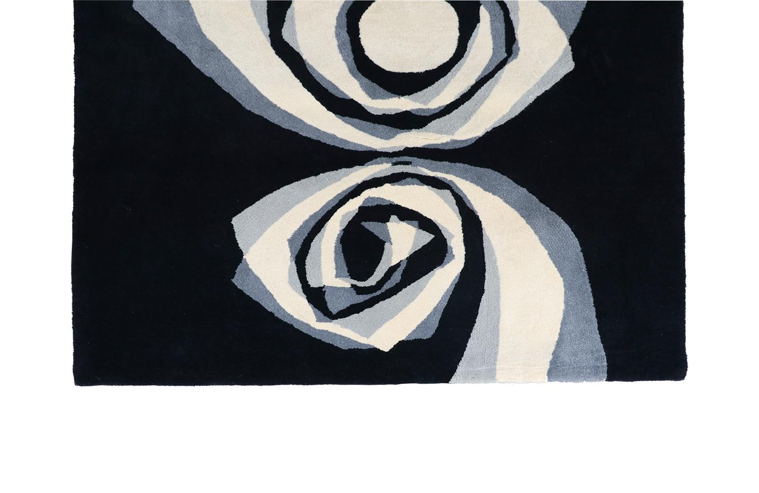 Tapiz Abstracto de Lana Post Moderno 