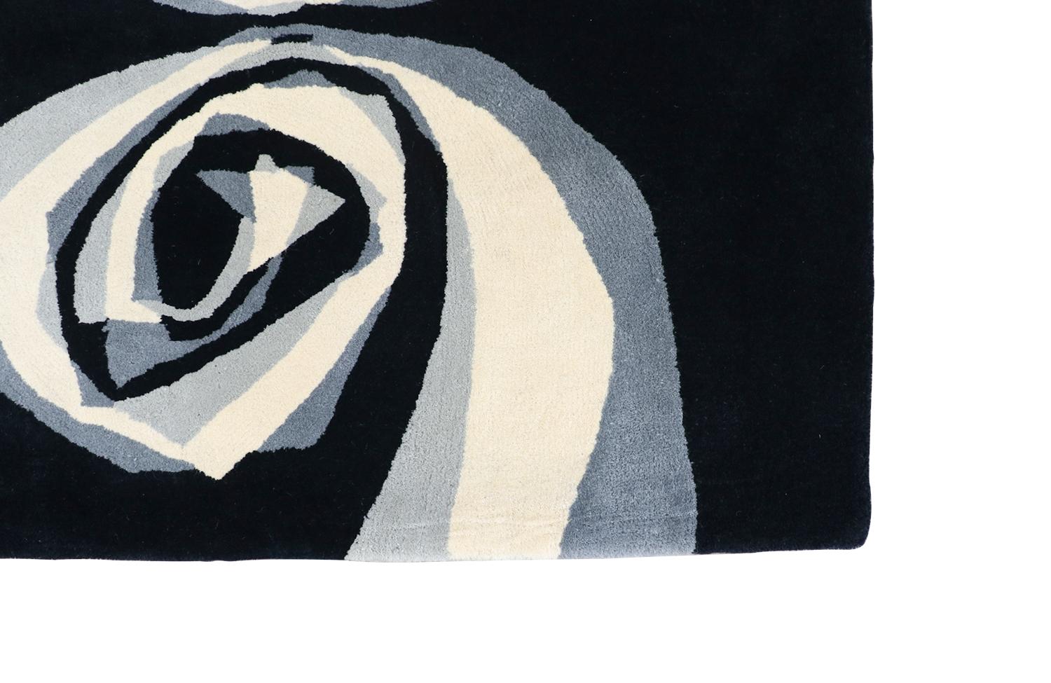 Tapiz Abstracto de Lana Post Moderno 