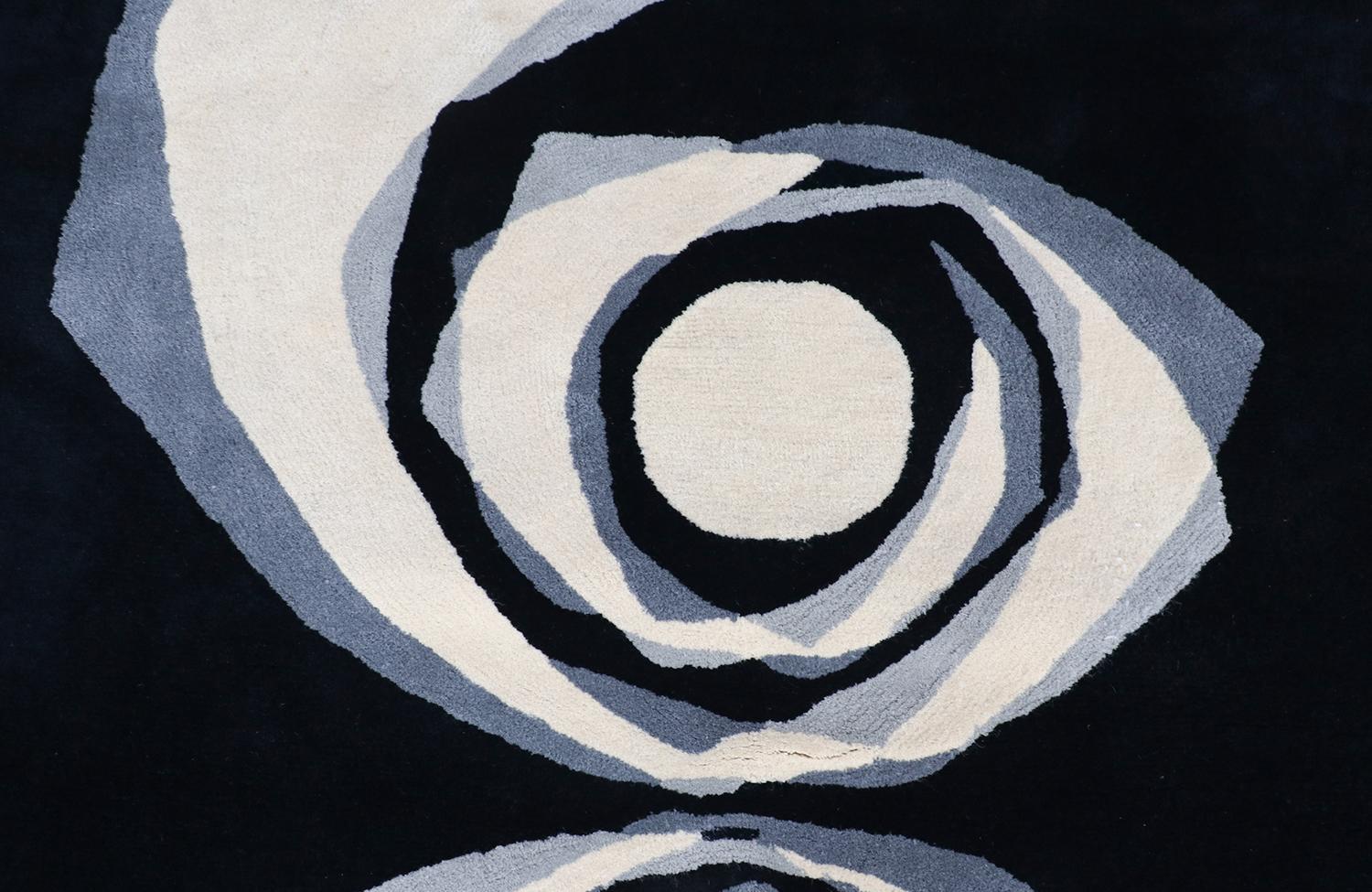 Tapiz Abstracto de Lana Post Moderno 