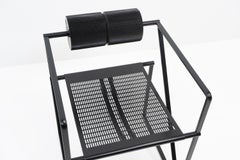 Post Modern Swiss Design Black Seconda Chair by Mario Botta for Alias, 1980s