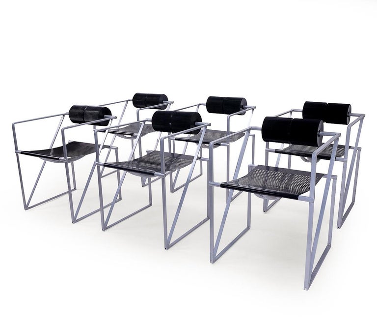 Post-Modern Post Modern Swiss Design Seconda Chairs by Mario Botta for Alias, 1980s