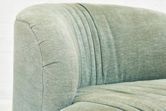 Post Modern Swivel Chair with Pull Up Ottoman, 1980