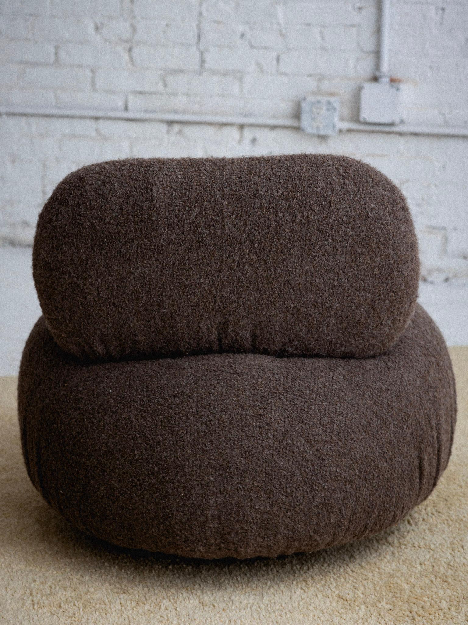 Post Modern Swivel Pouf Chair in the Style of Steve Chase 4