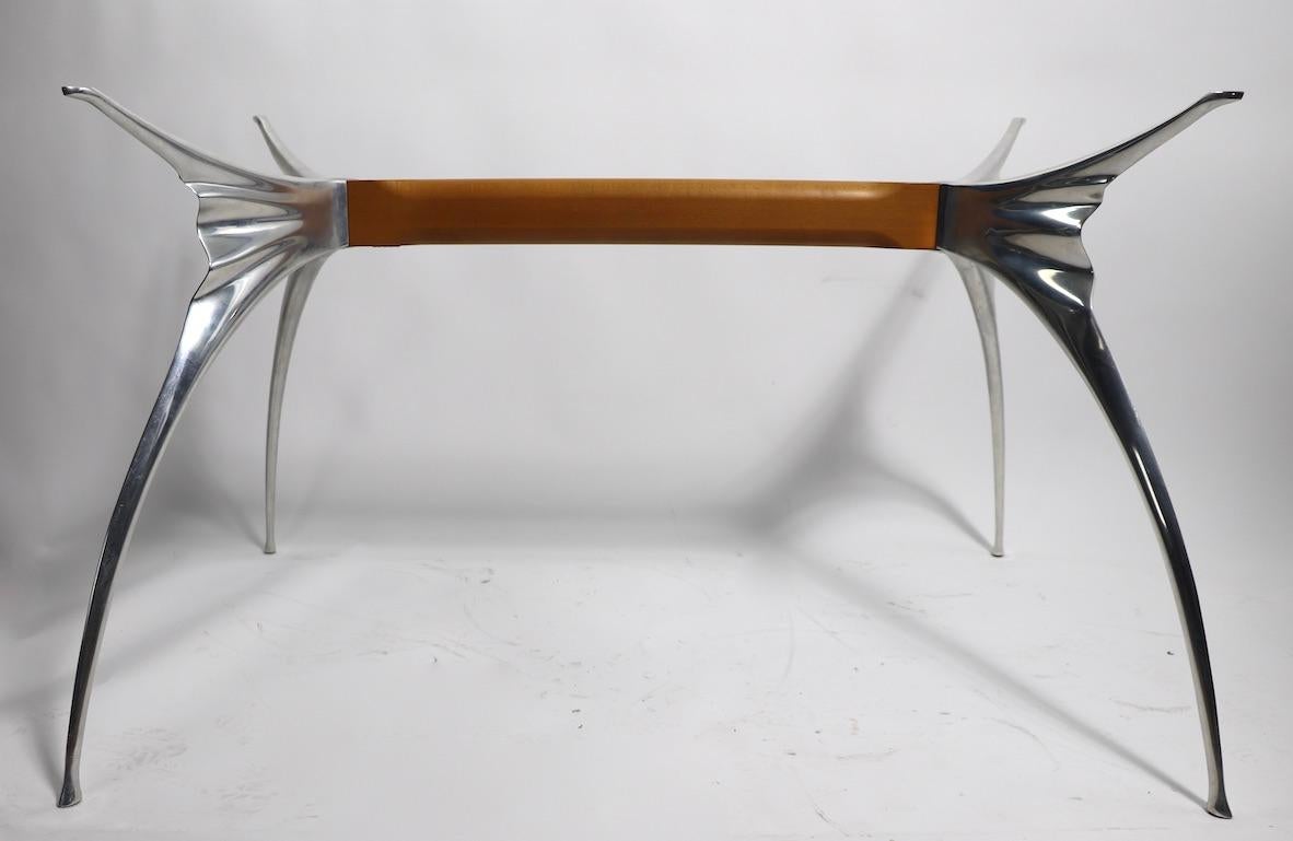 Postmodern Table Desk Bernard Dequet for Protis, France In Good Condition In New York, NY