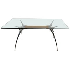 Postmodern Table Desk Bernard Dequet for Protis, France