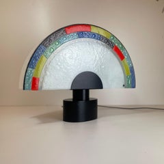 Lampada da tavolo postmoderna di Zonca, anni '80