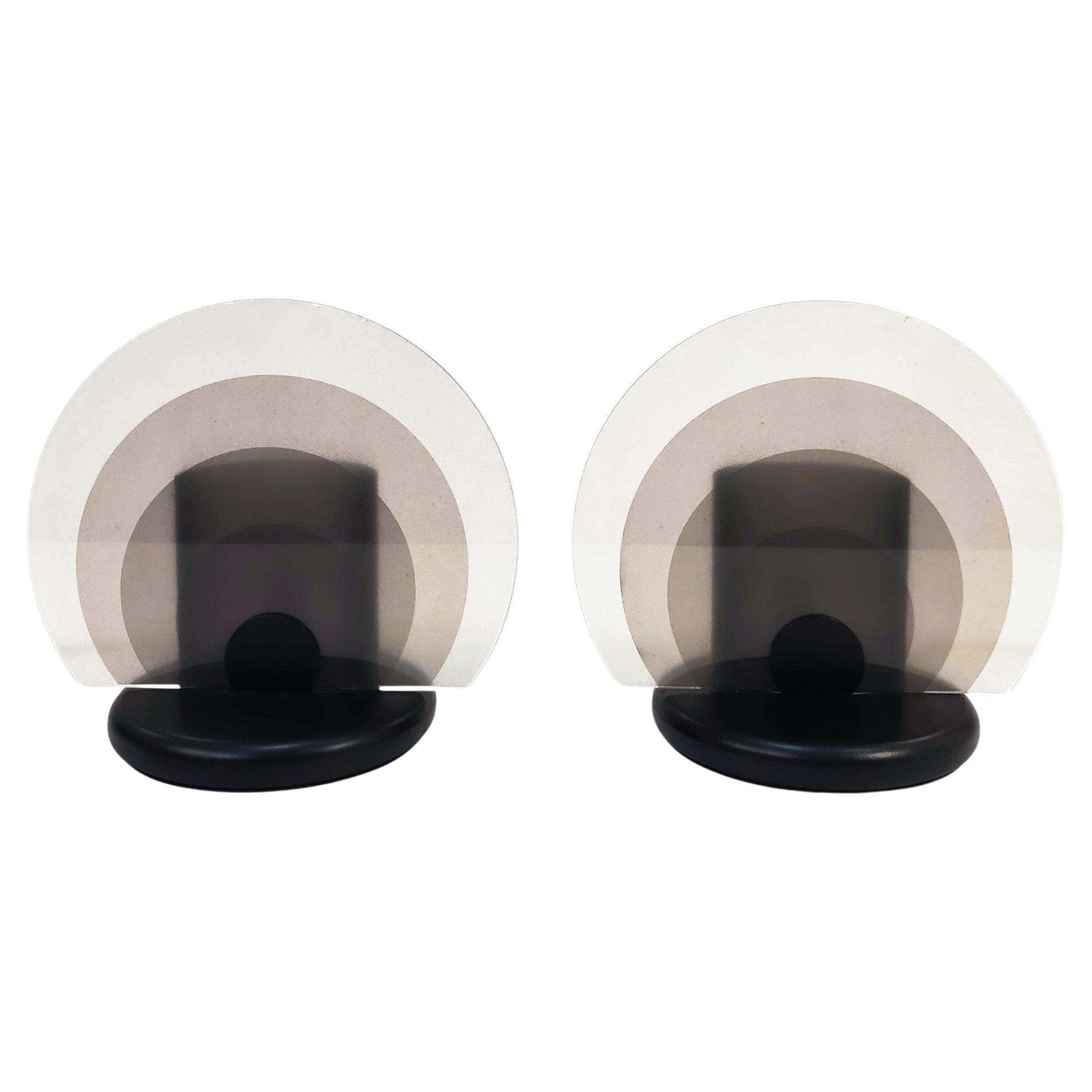 Post-Modern table lamps by Bruno Gecchelin for Skipper and Pollux, Italy, 1980s en vente