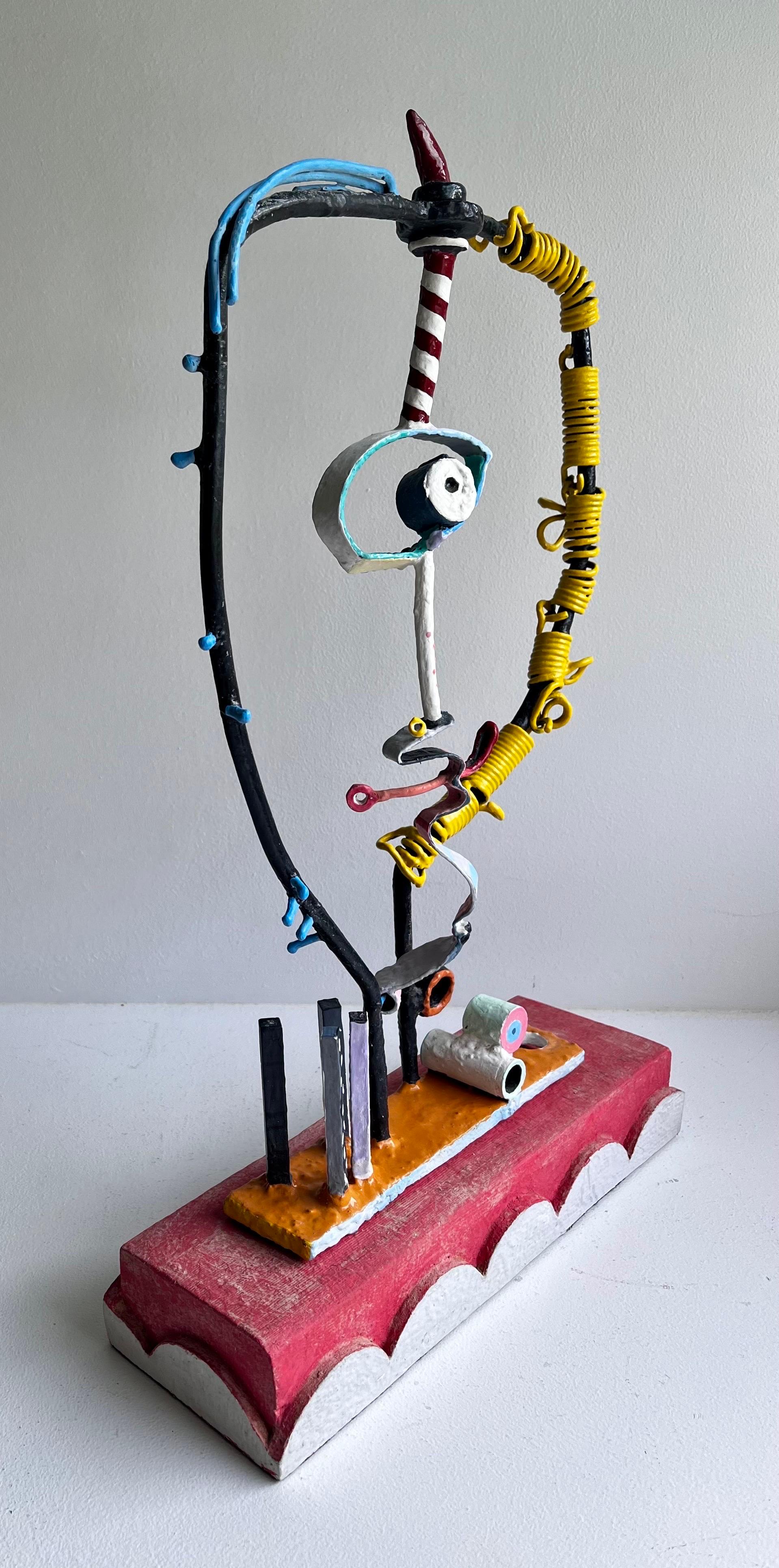 Américain Sculpture de table post-moderne 