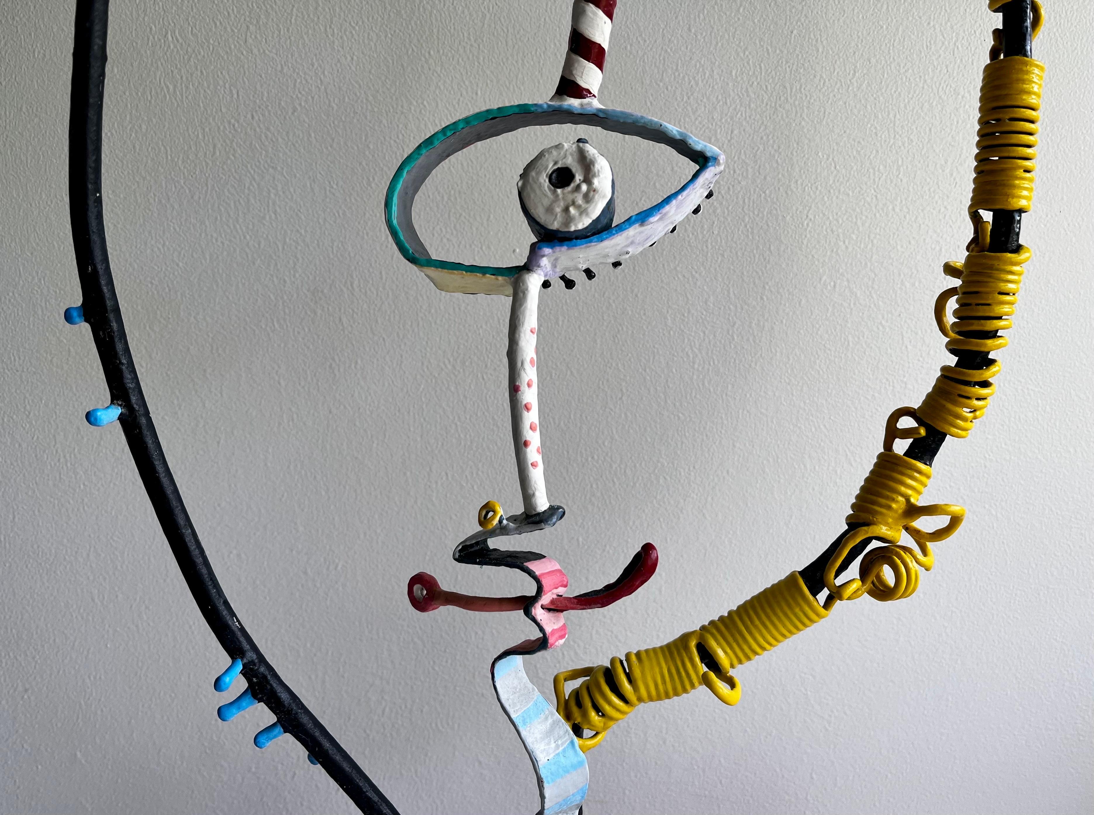 Métal Sculpture de table post-moderne 